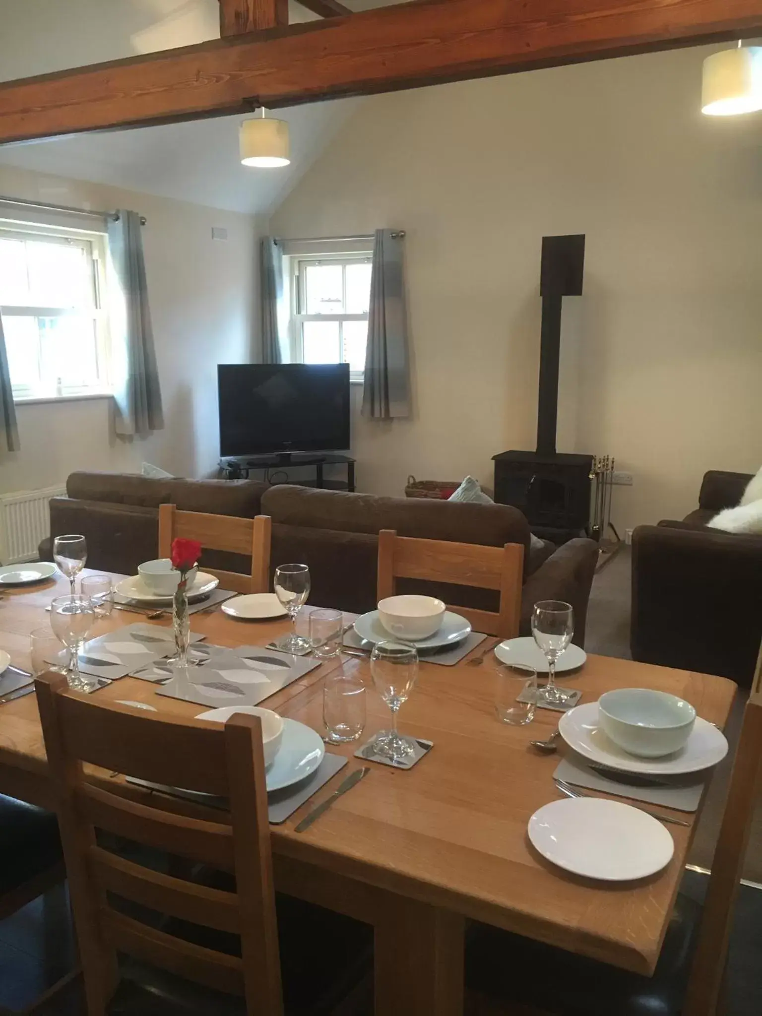 Dining area, Restaurant/Places to Eat in Newsham Grange Farm