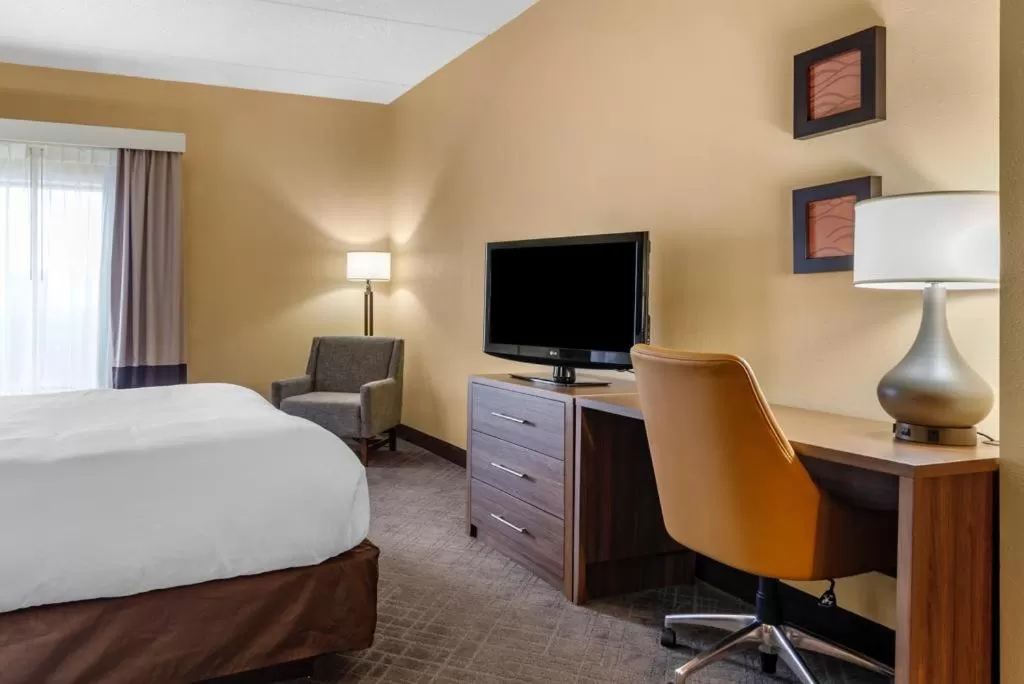 Photo of the whole room, Bed in Comfort Inn & Suites at Stone Mountain