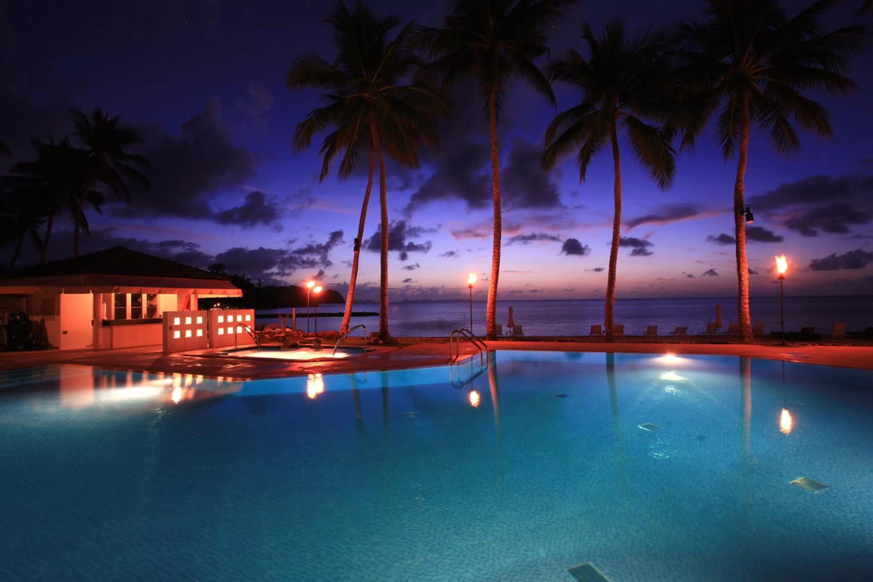 Night in Palau Pacific Resort & The Pristine Villas and Bungalows
