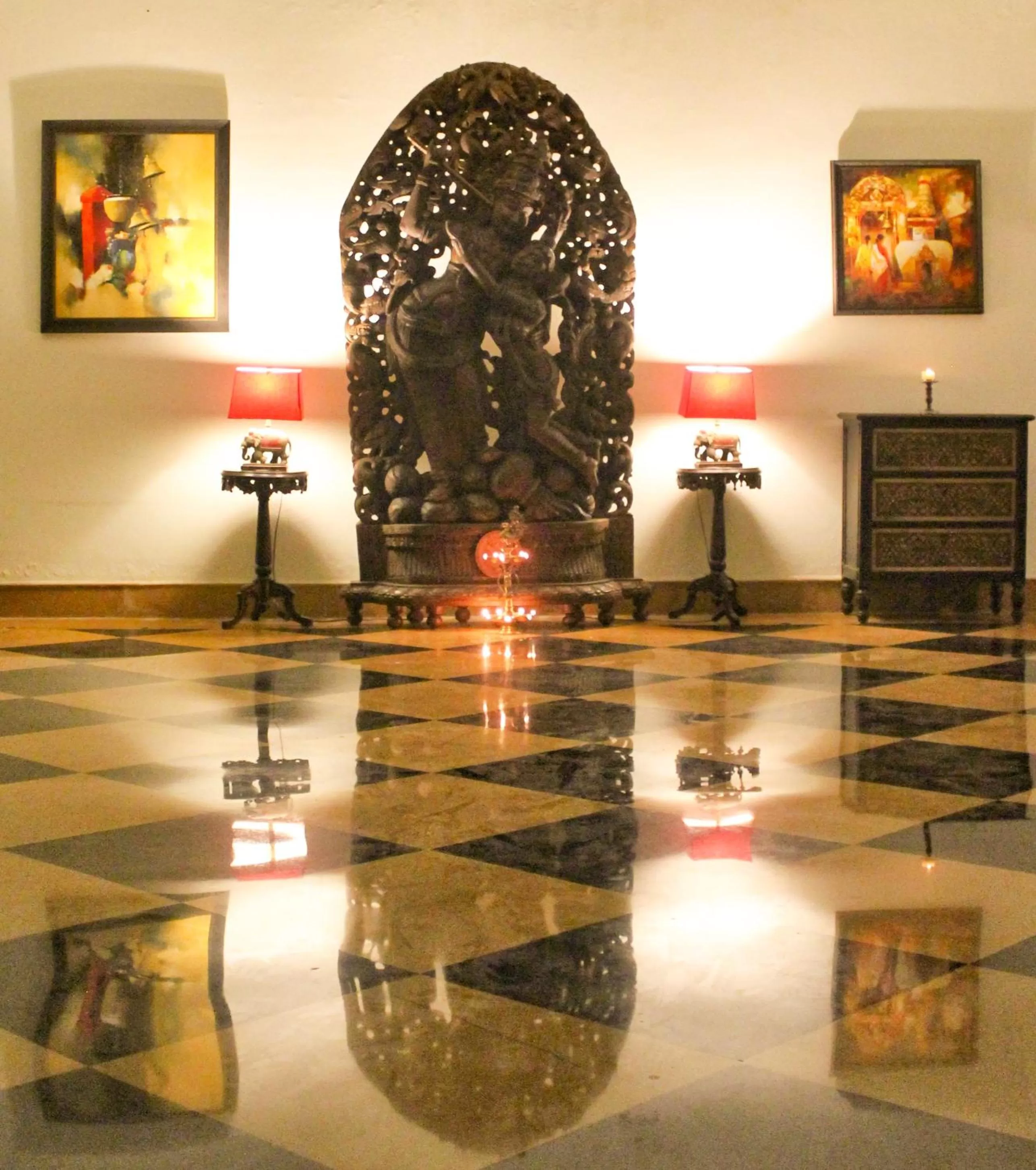 Decorative detail in Tree of Life Resort Dehradun Foothills