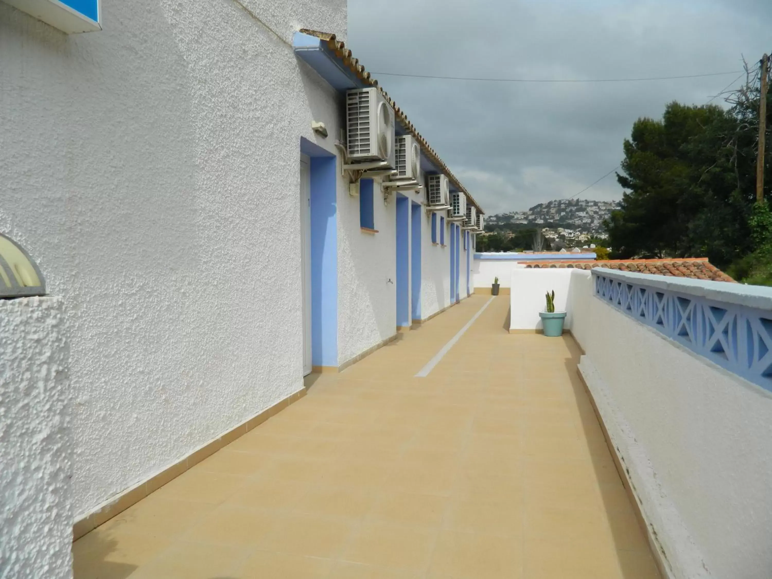 Patio in Hotel Restaurant Baladrar