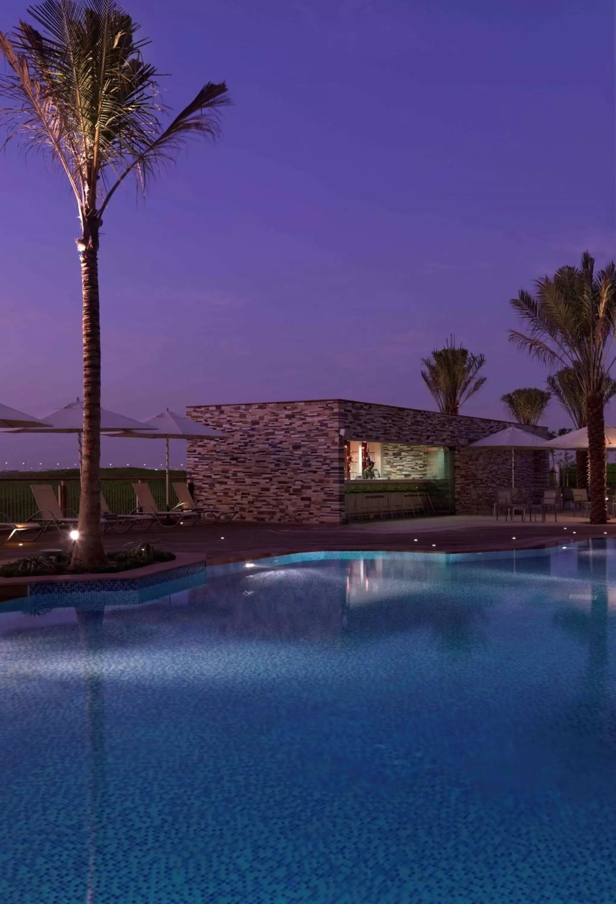 Lounge or bar, Swimming Pool in Park Inn by Radisson Abu Dhabi Yas Island