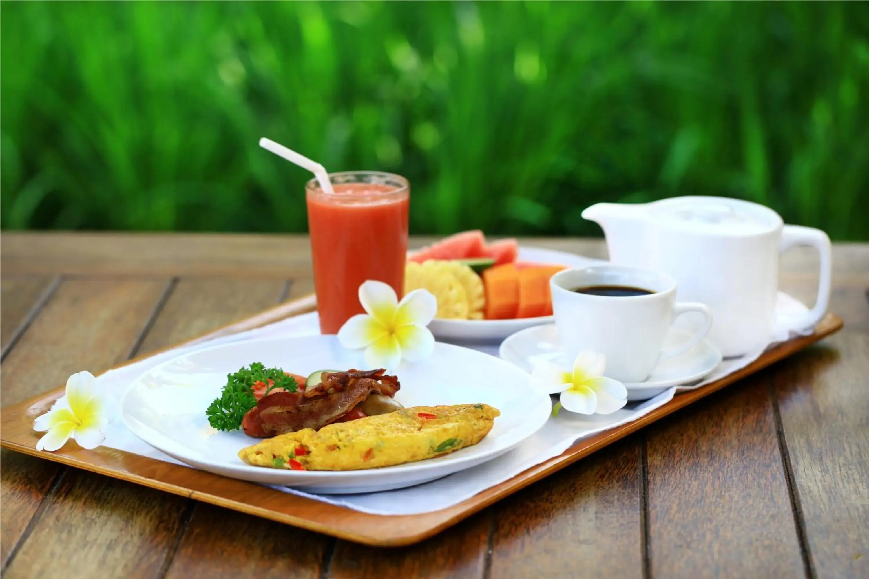 Continental breakfast in Ubud Heaven Penestanan