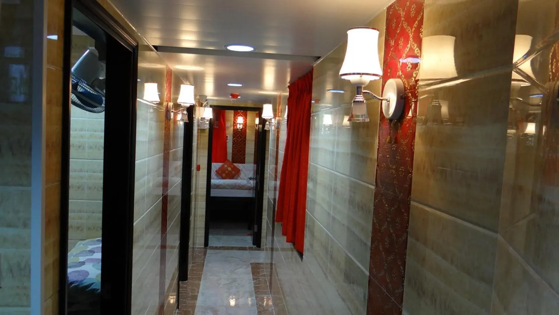 Decorative detail, Bathroom in Philippine Hostel