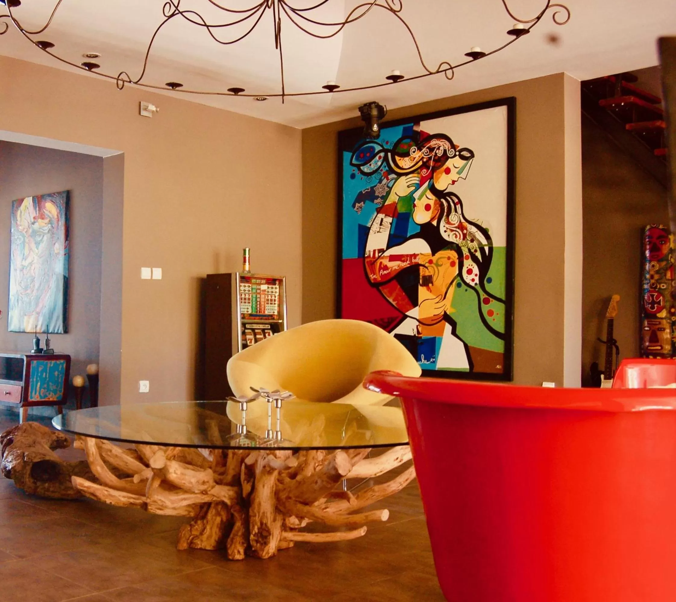 Lobby or reception in PAP'S Chambres d'Hôtes