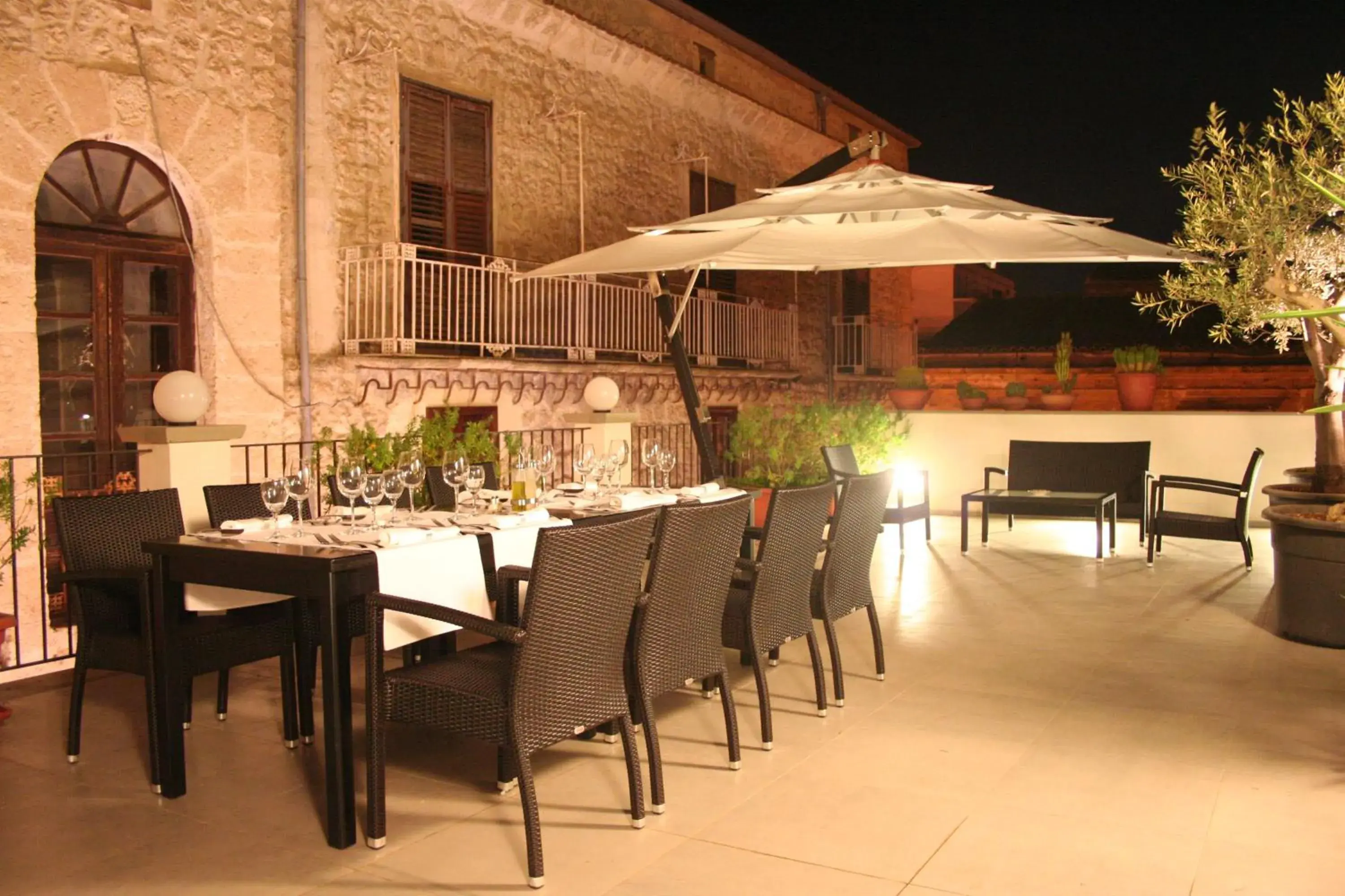 Balcony/Terrace, Restaurant/Places to Eat in Belmonte Hotel, Dependance Alba Palace Hotel