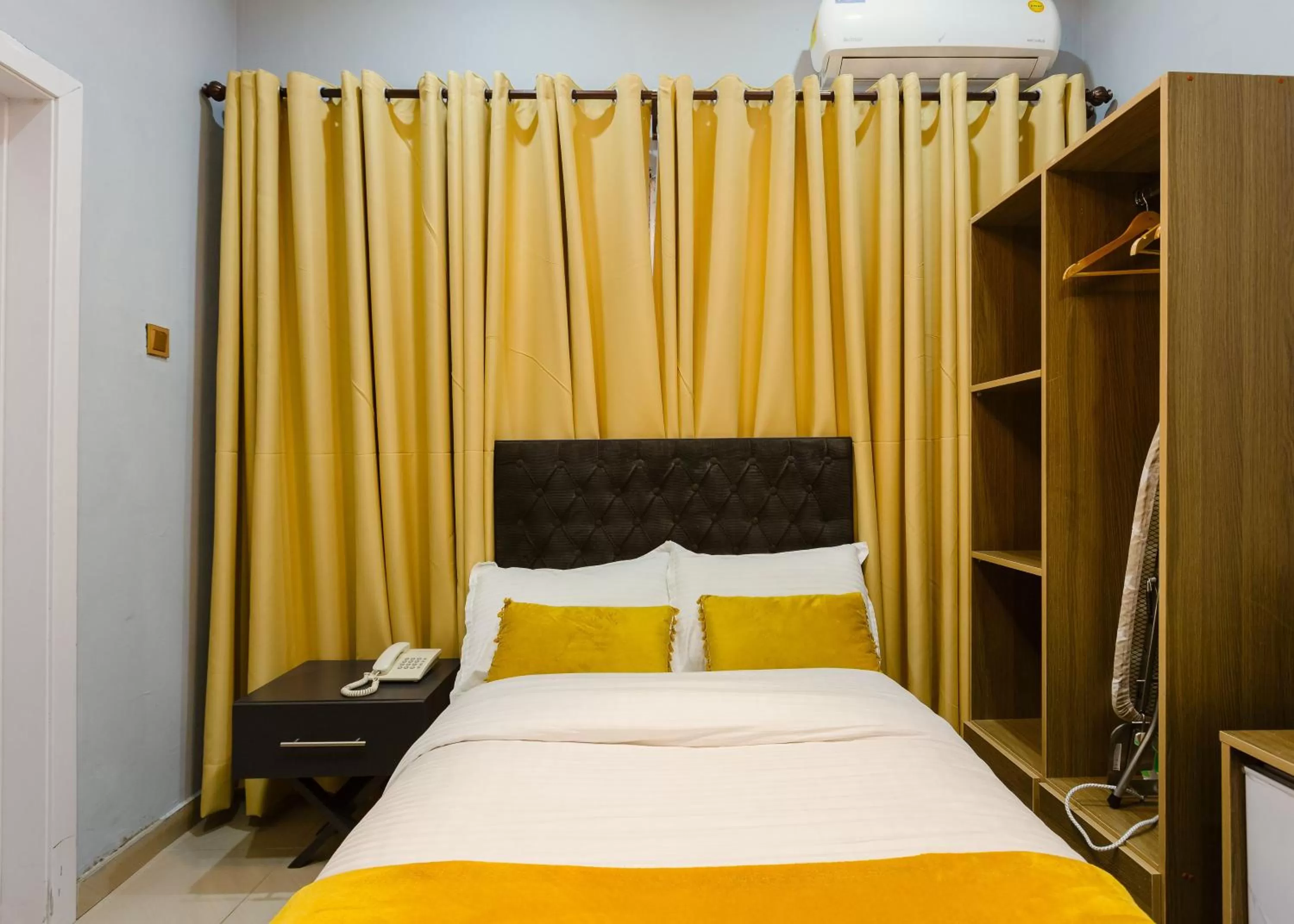 Bed in The Avery Suites, East Legon