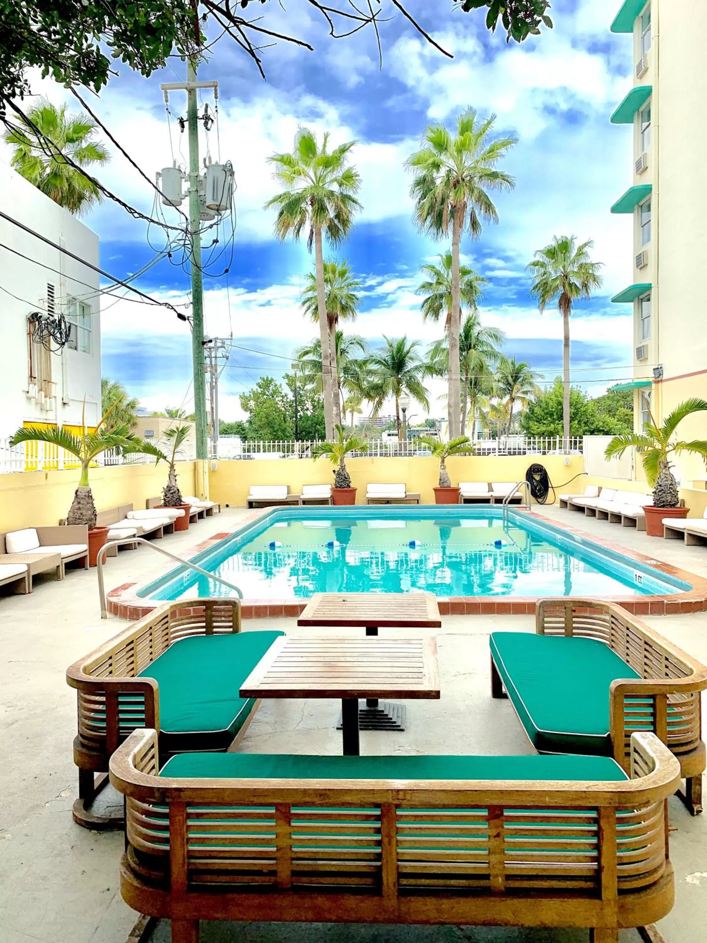 Pool view in Broadmore Miami Beach