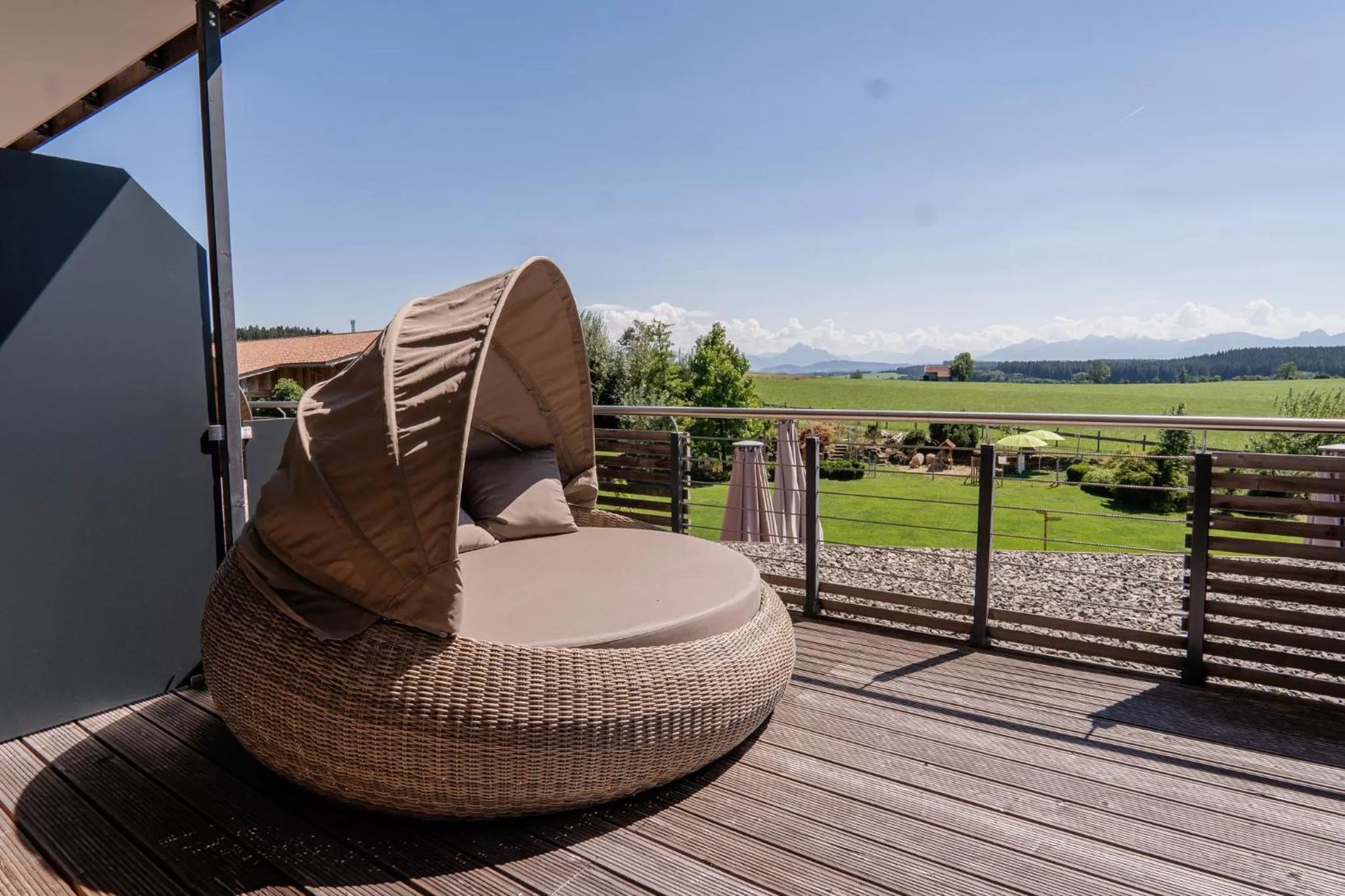 Double Room with Balcony - single occupancy in Das Weitblick Allgäu