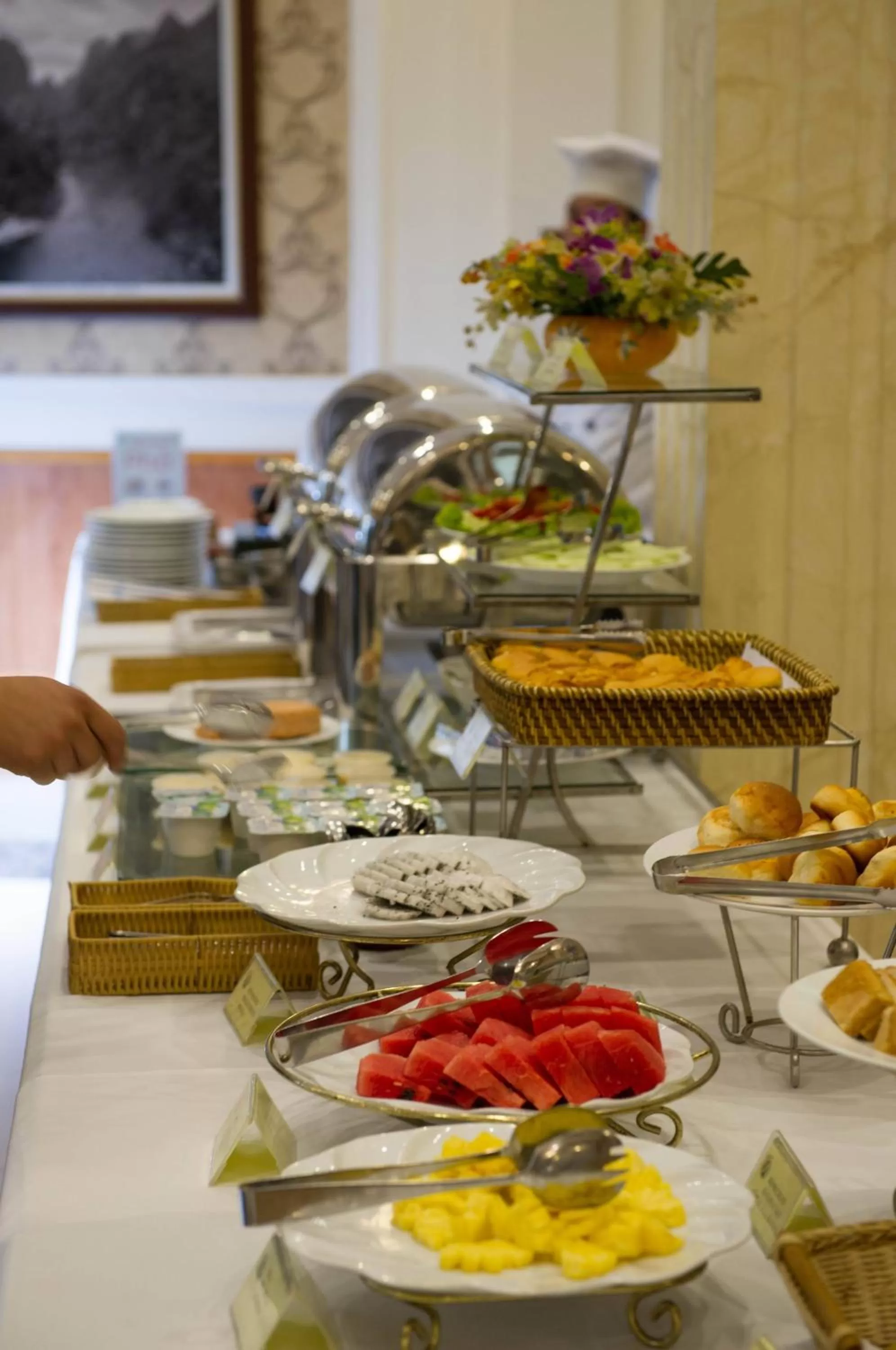 Buffet breakfast in Thuy Anh Hotel