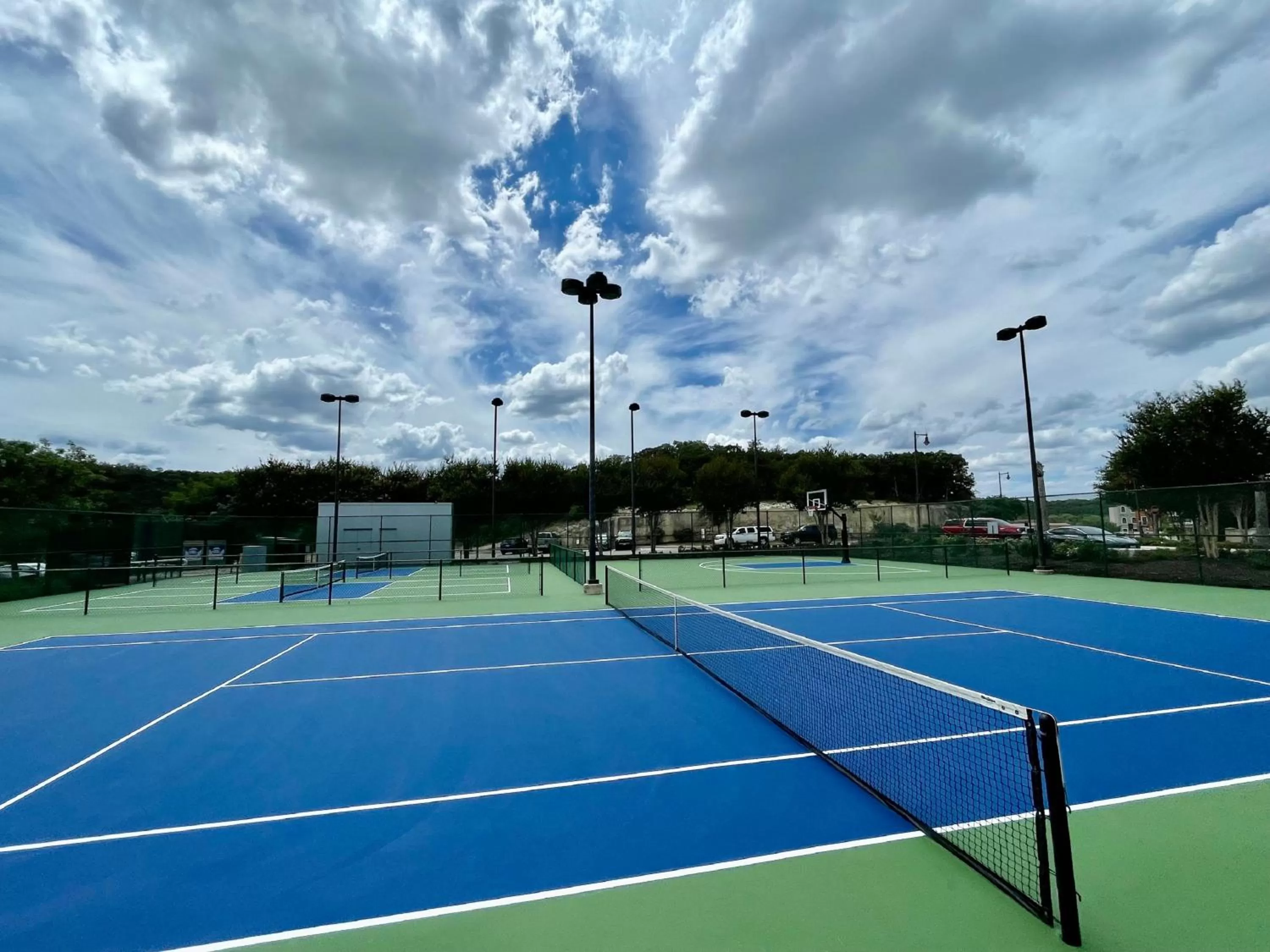 Tennis court in Bluegreen Vacations Eilan Hotel and Spa, an Ascend Collection Resort