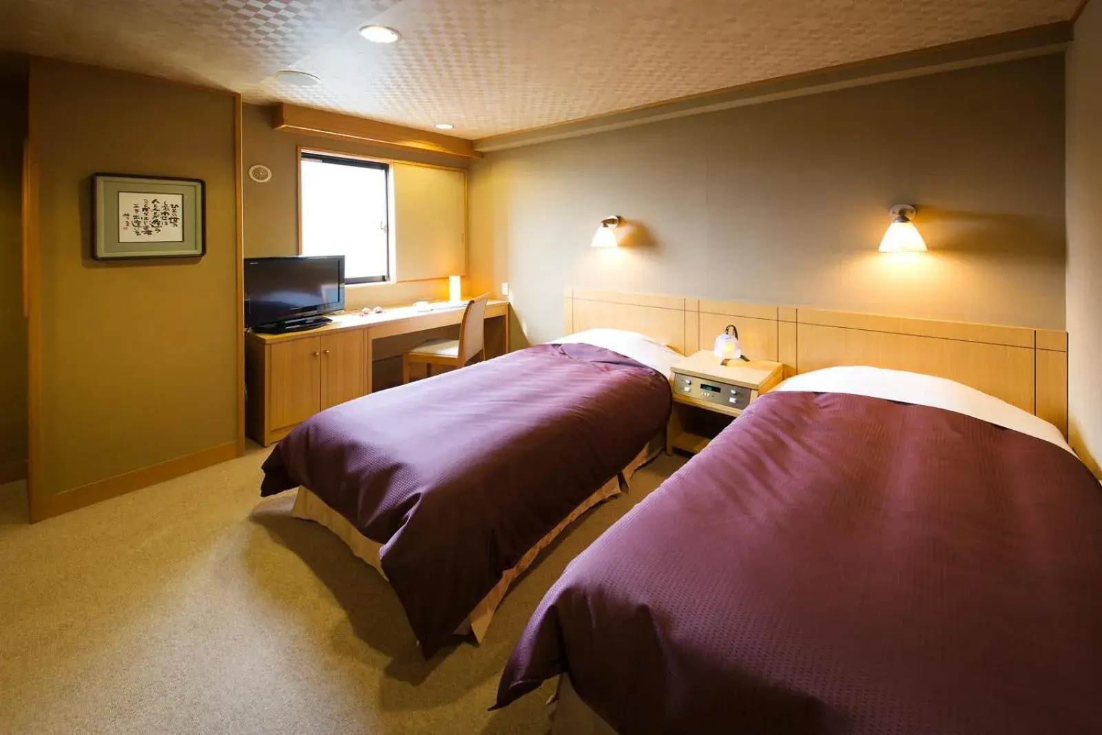 Bed in Ryugu Hotel