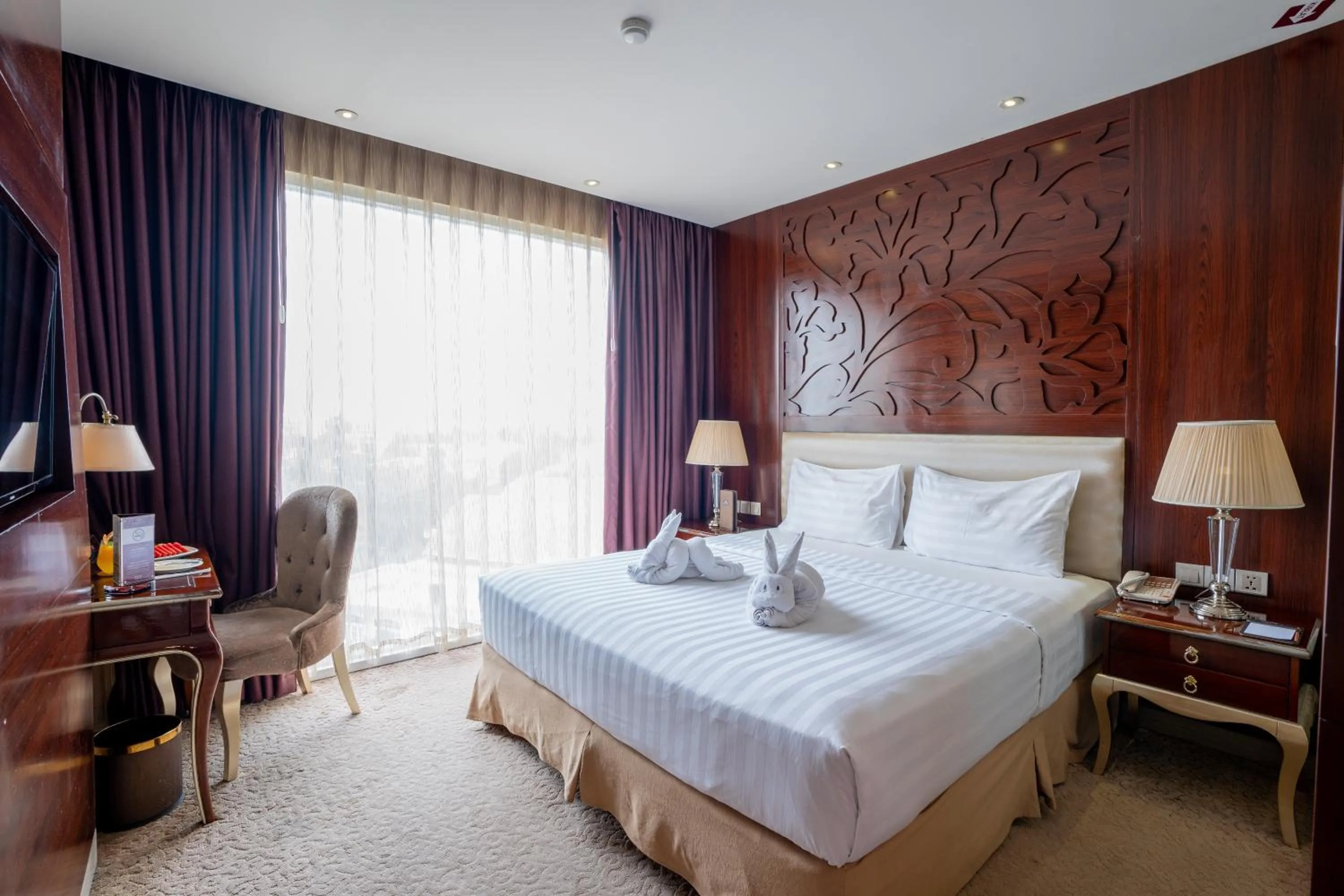Bedroom, Bed in Belviu Hotel Bandung
