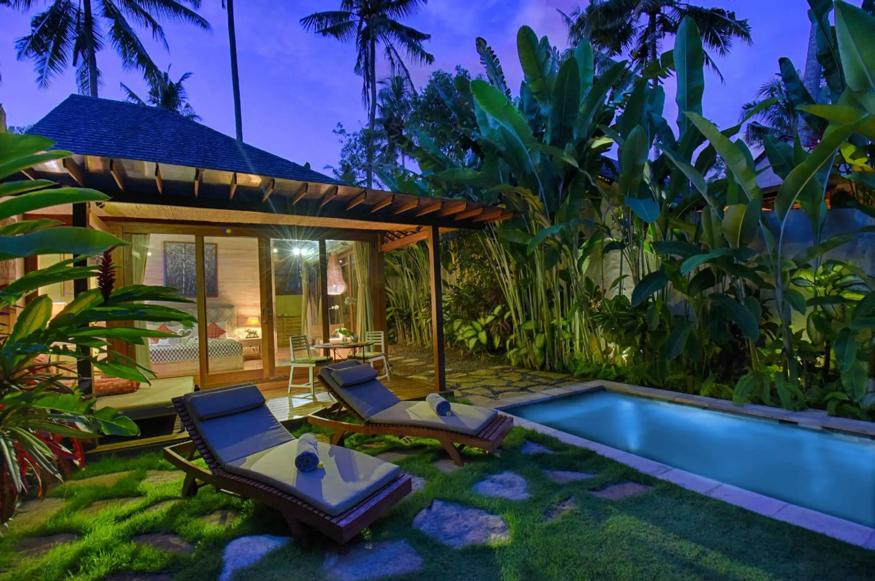 Swimming Pool in Samkhya Villa Ubud