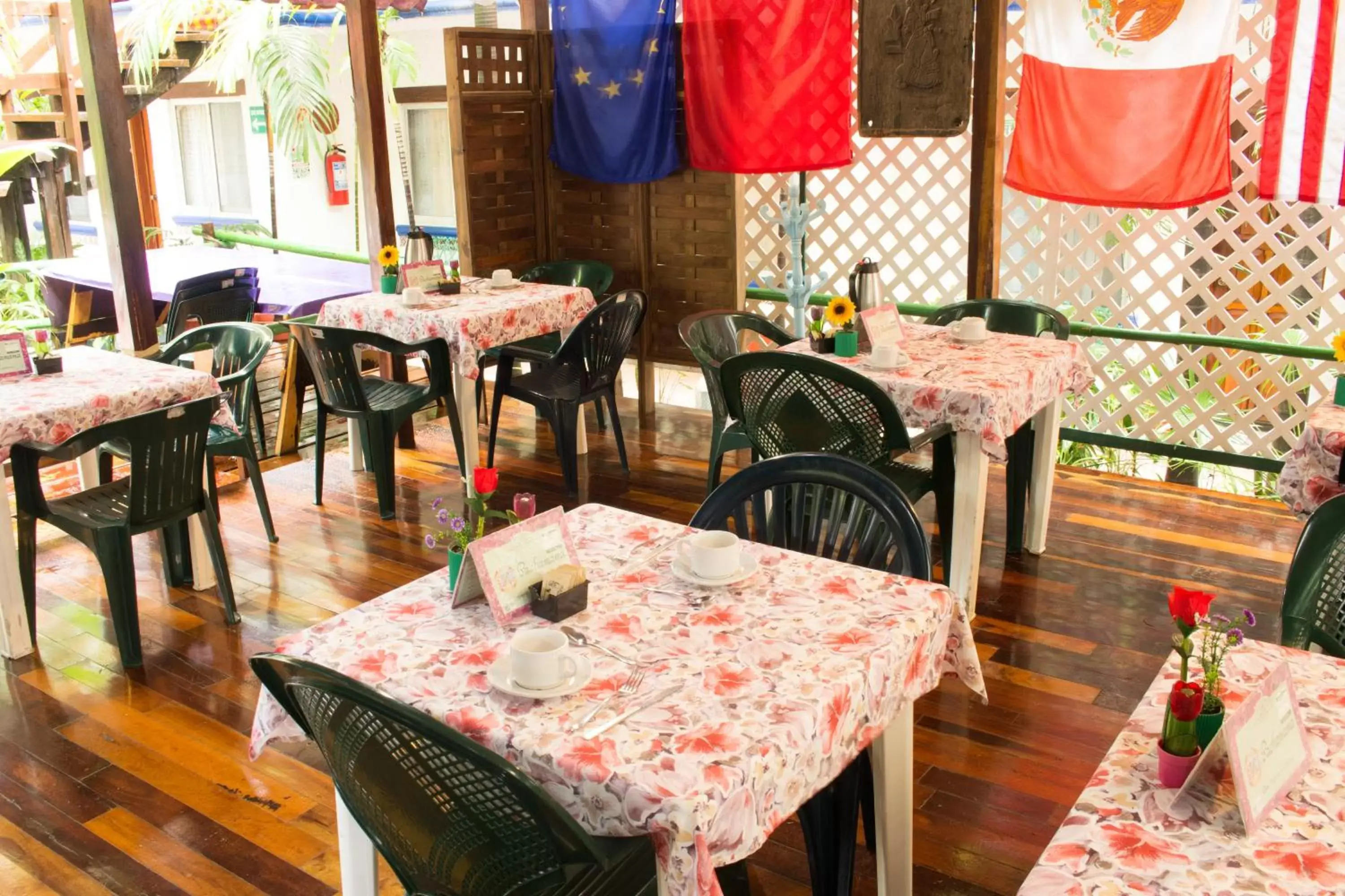 Dining area, Restaurant/Places to Eat in Eco-hotel El Rey del Caribe