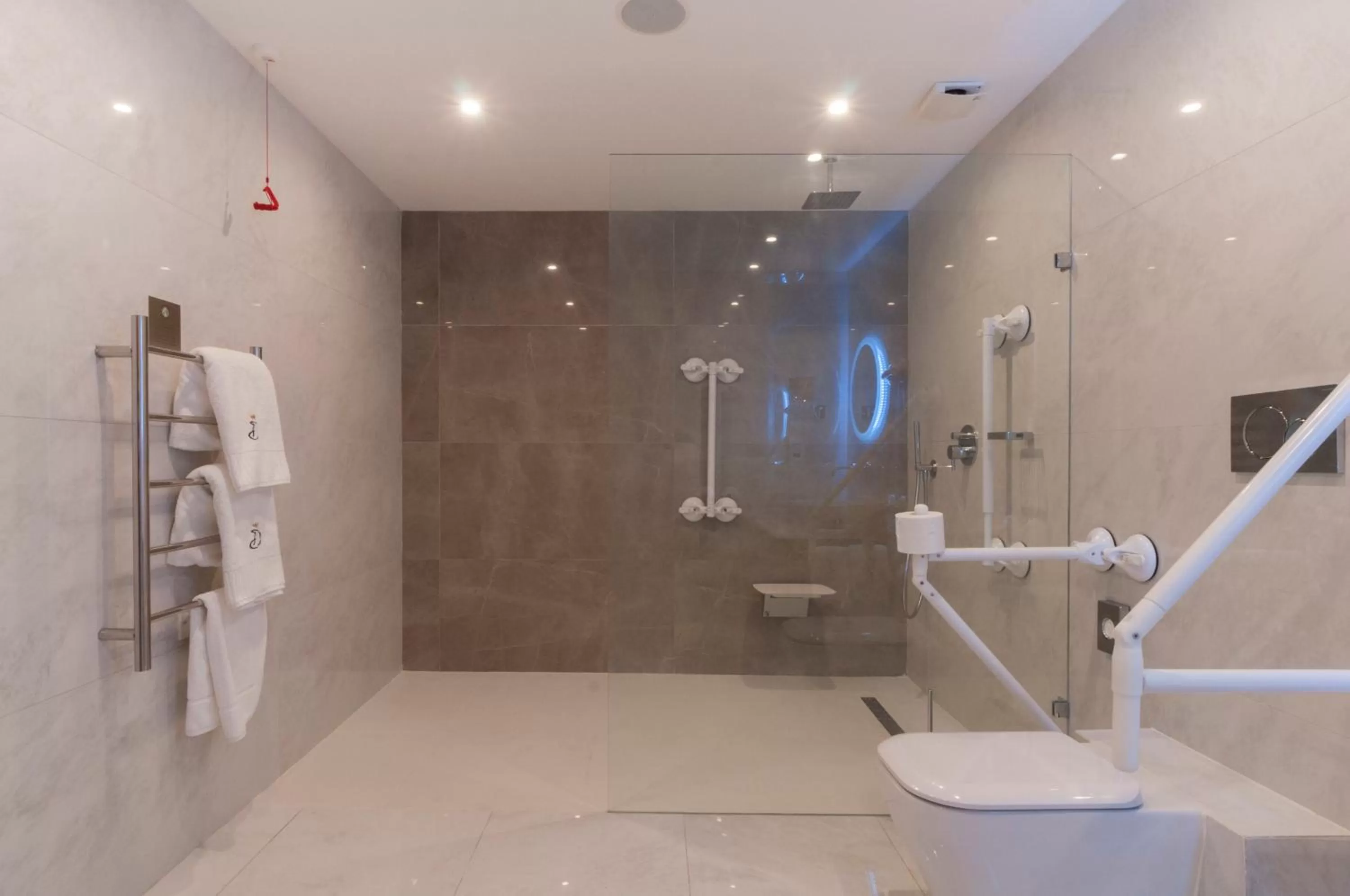 Shower in The Duke Boutique Hotel