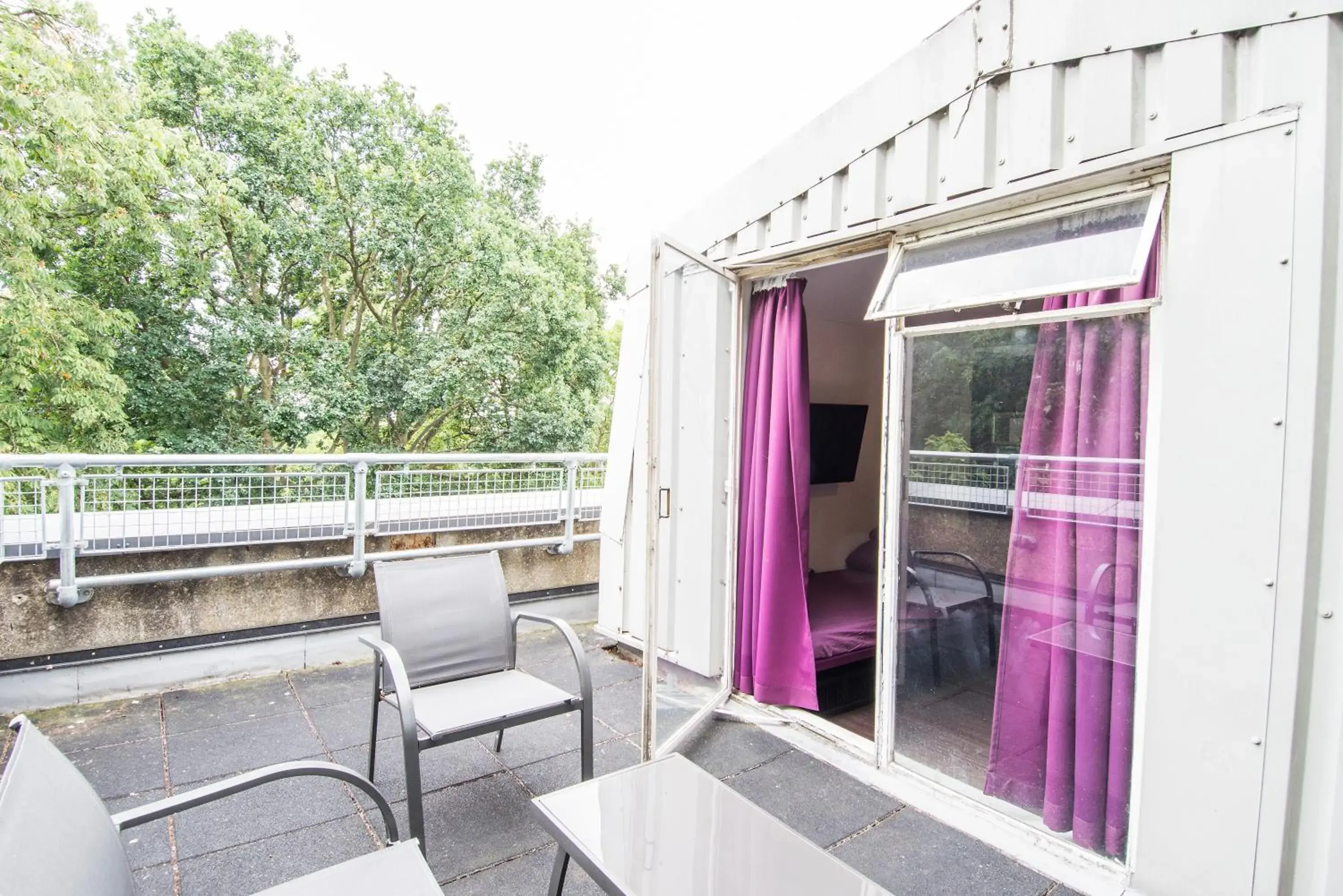 Balcony/Terrace in Safestay London Kensington Holland Park