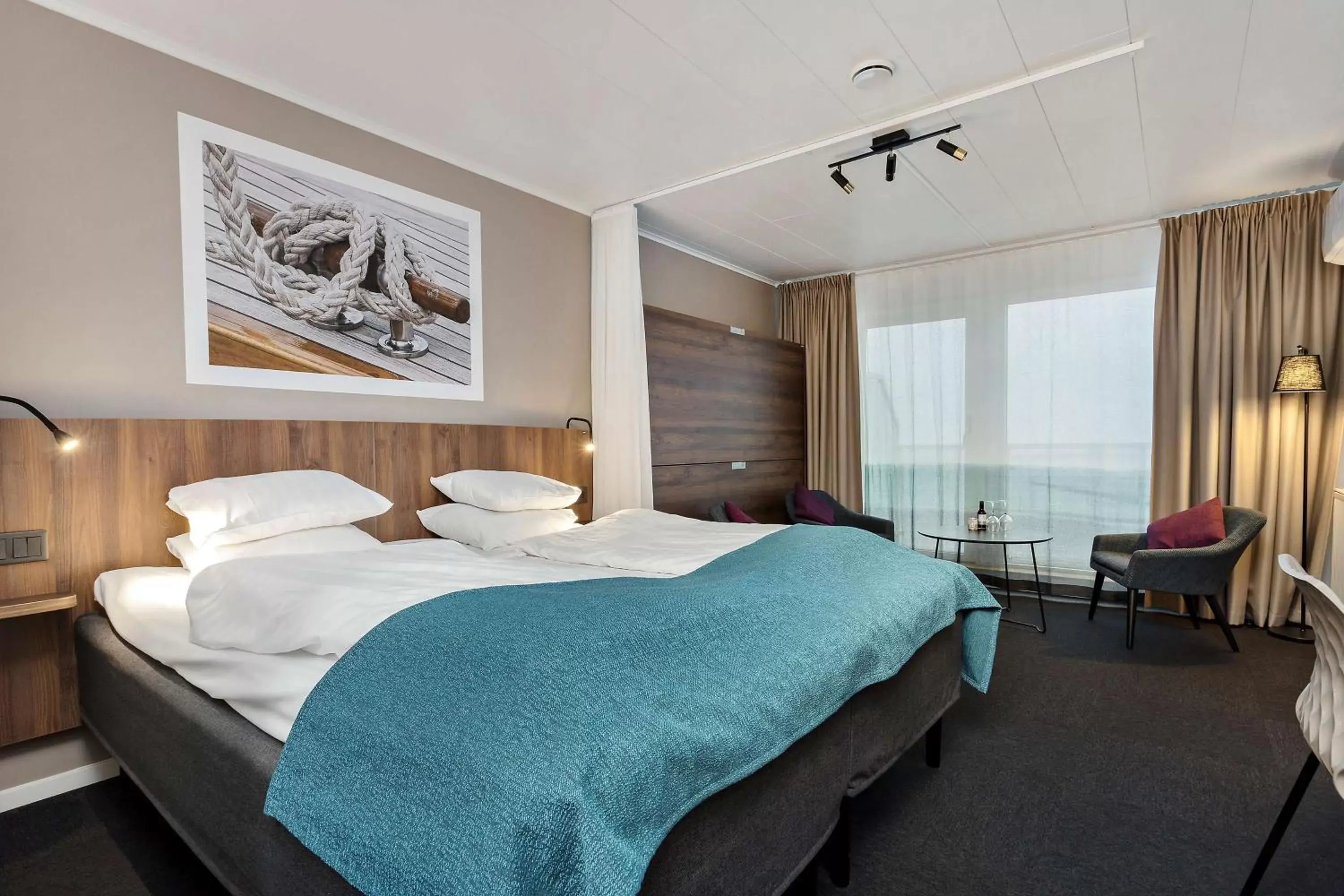 Balcony/Terrace, Bed in Best Western Hotel Corallen Balcony/Terrace, Bed in Best Western Hotel Corallen