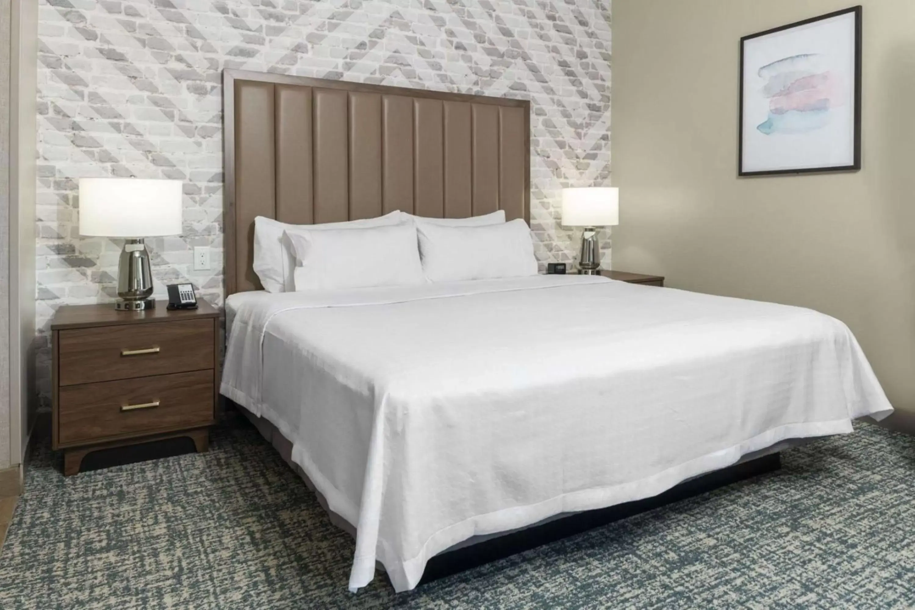 Bed in Homewood Suites by Hilton DFW Airport South, TX