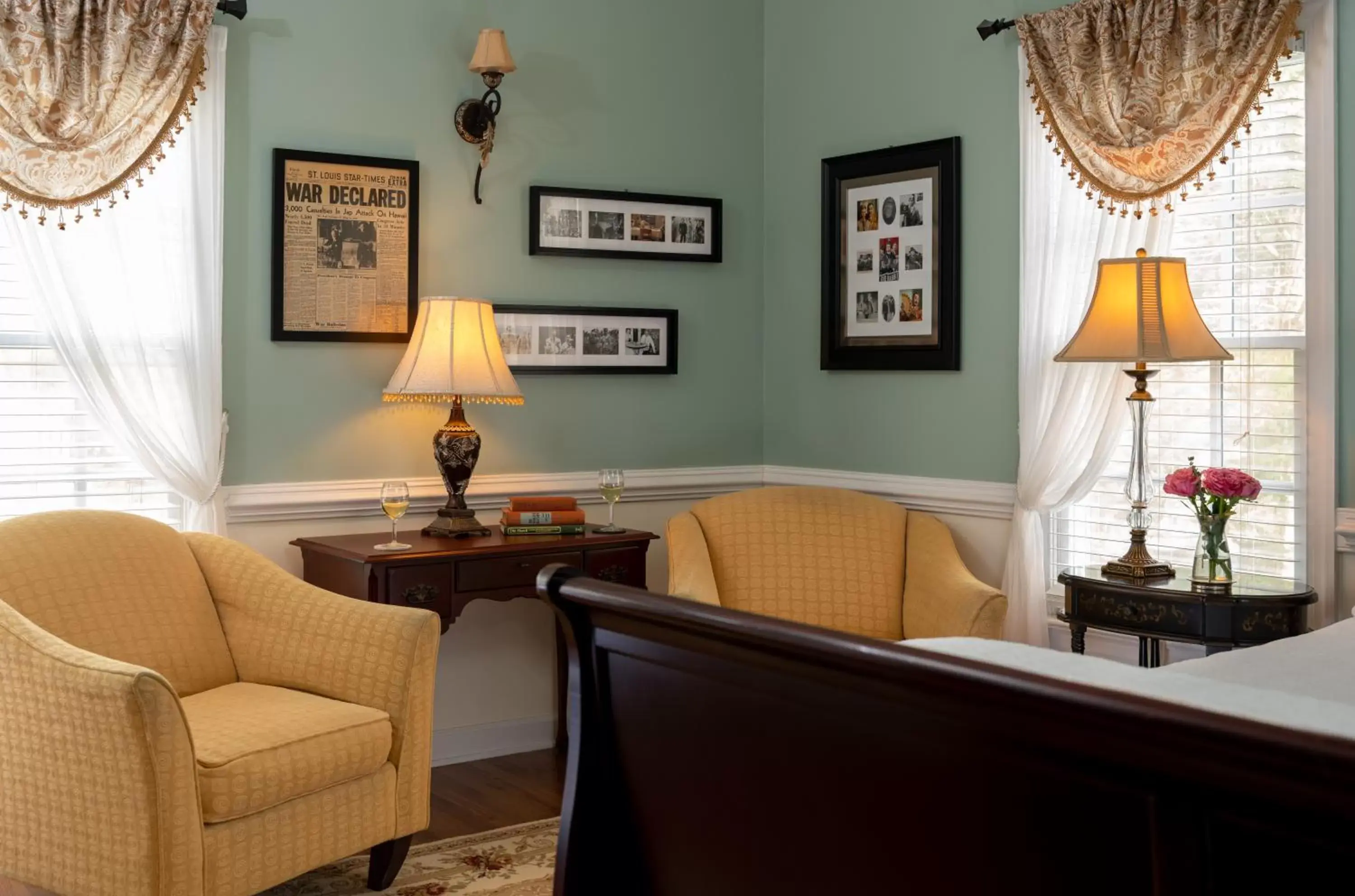 Seating Area in A Williamsburg White House Inn