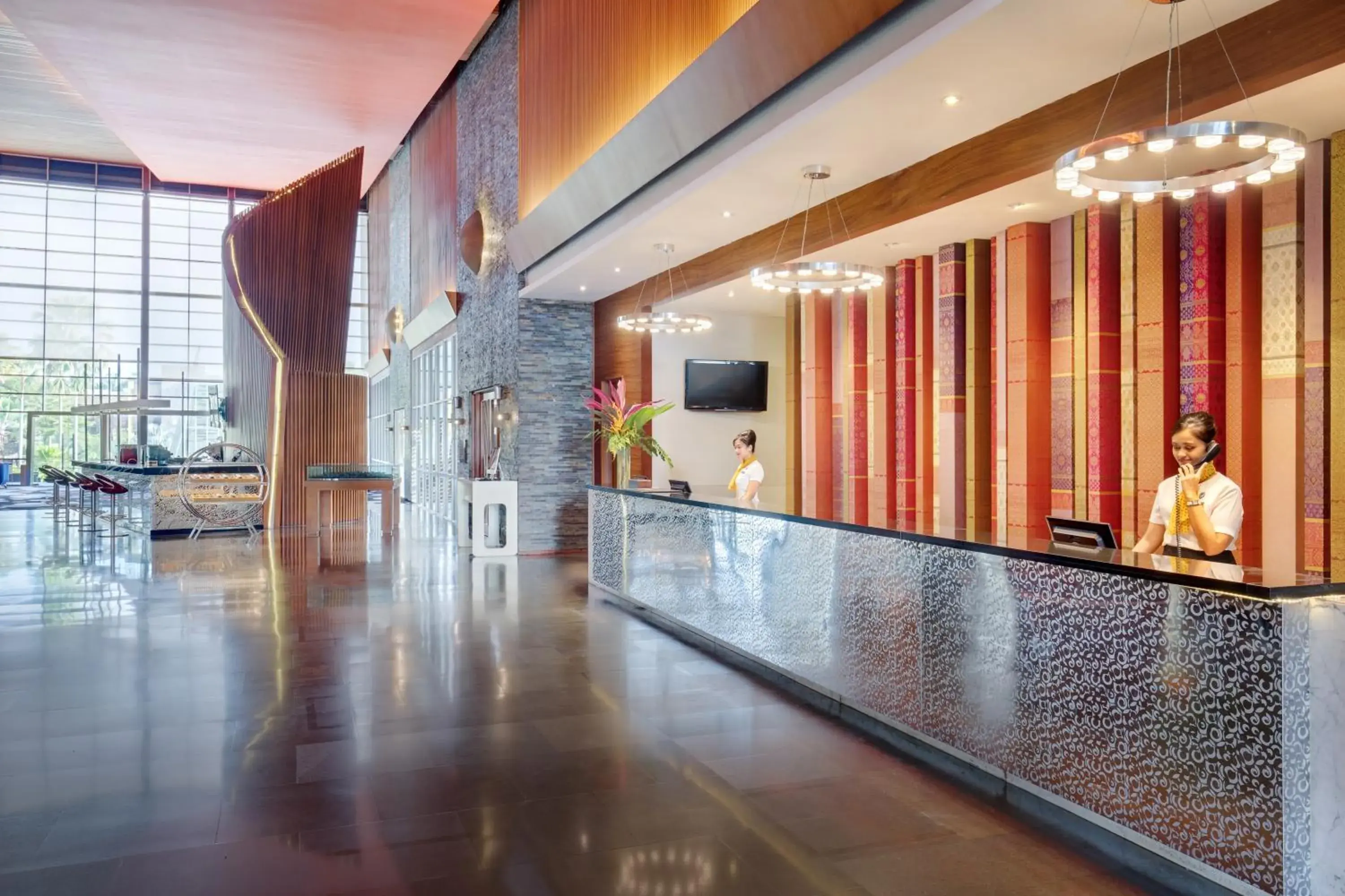 Lobby or reception in Novotel Palembang Hotel