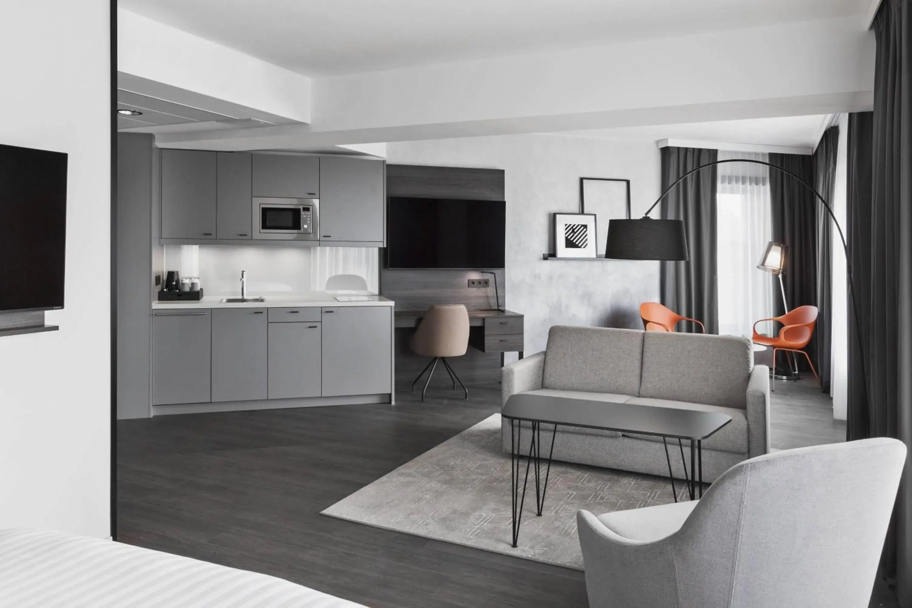 Kitchen or kitchenette, Kitchen/Kitchenette in Residence Inn by Marriott Munich Ostbahnhof