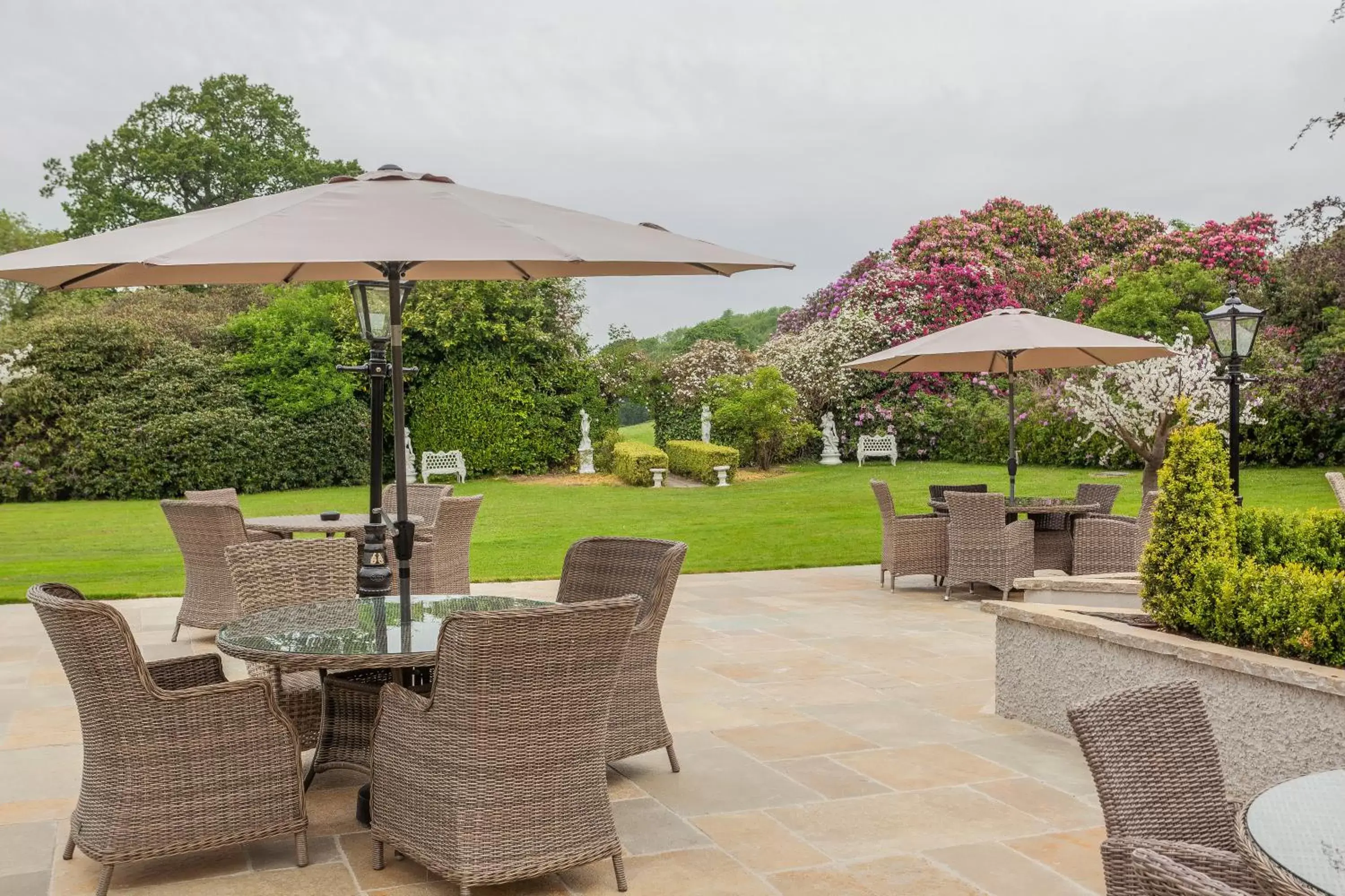 Patio, Swimming Pool in Cabra Castle Hotel