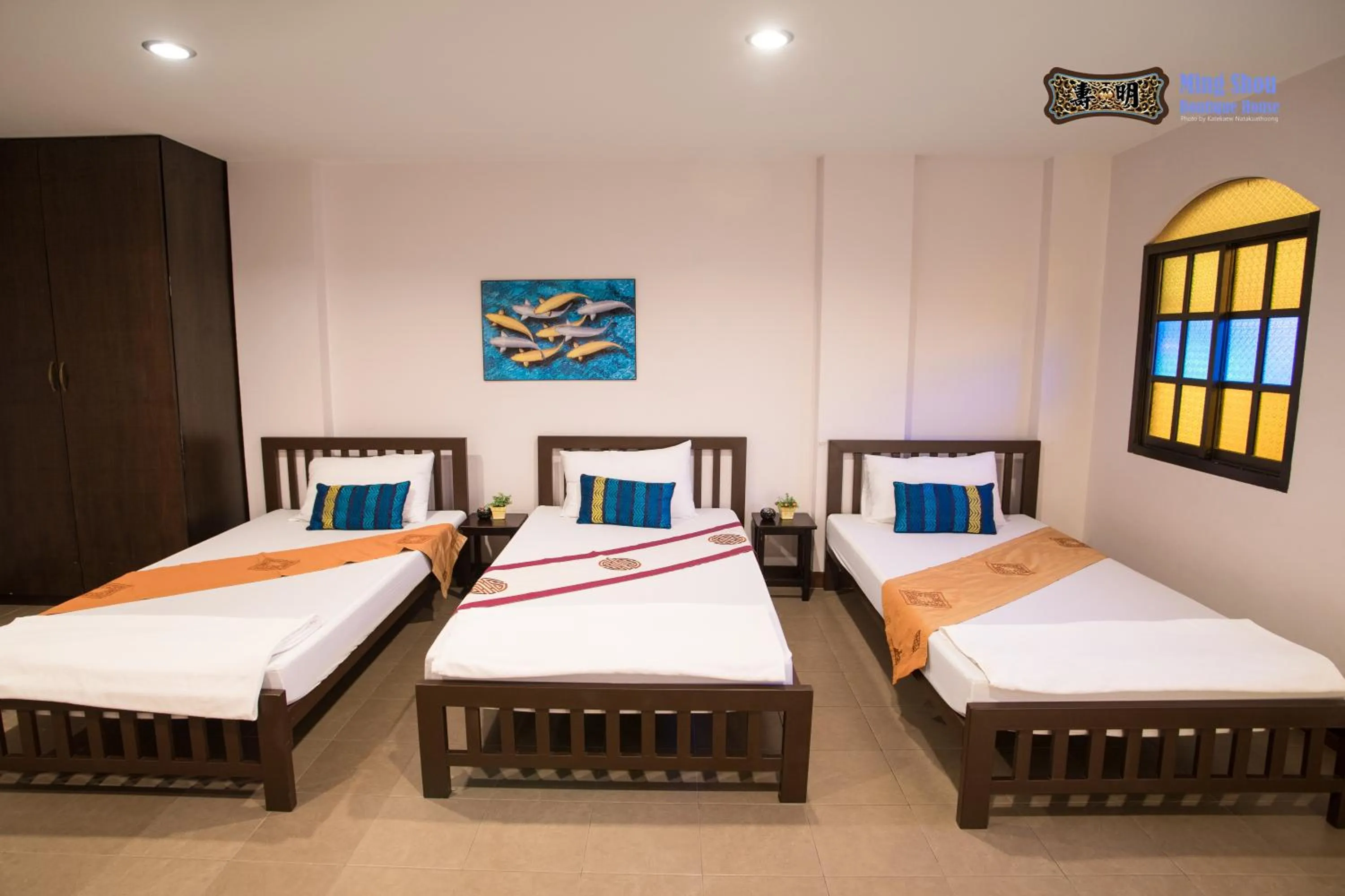 Bed in Ming Shou Boutique House