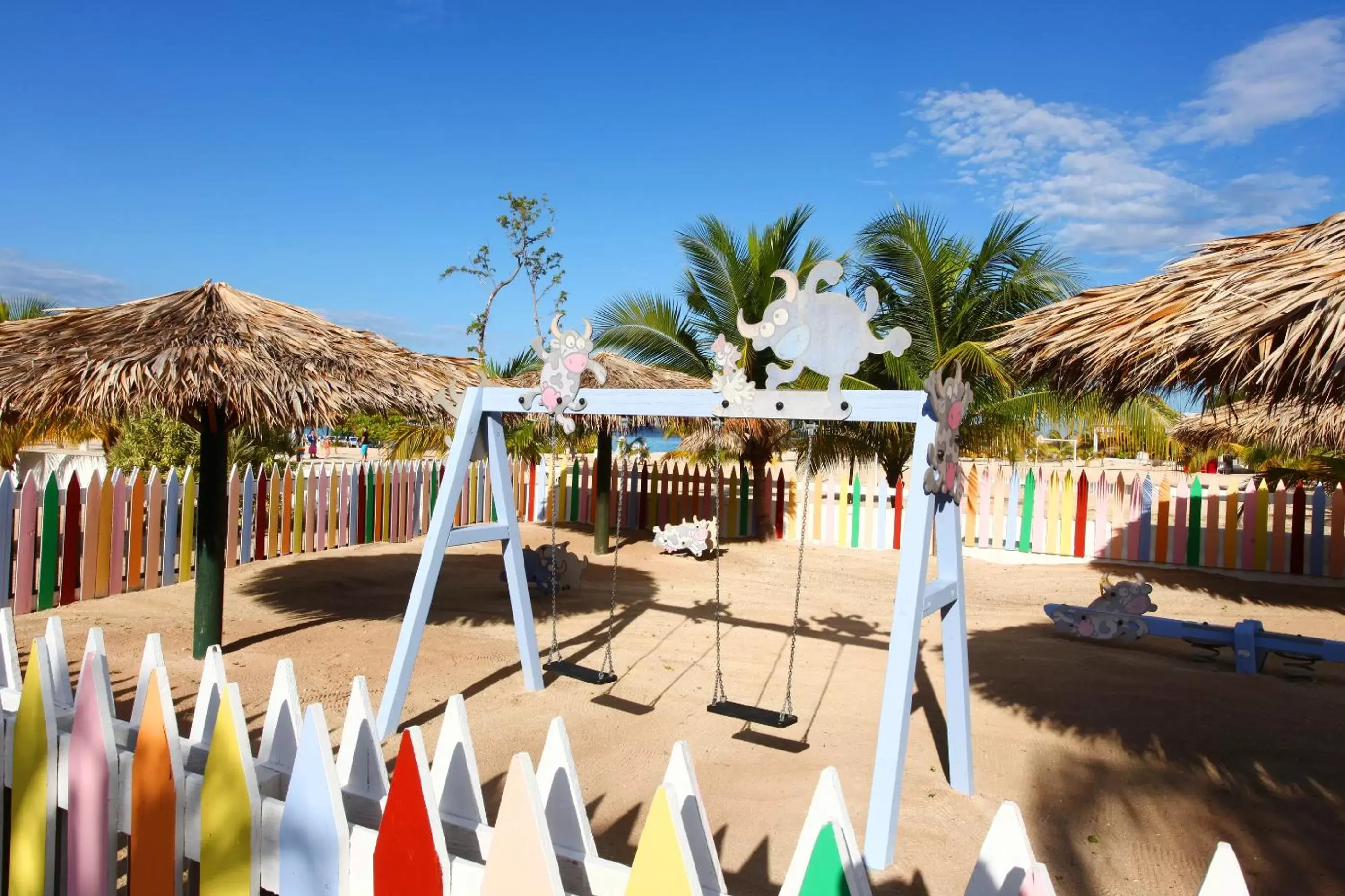 Children play ground, Beach in Bahia Principe Grand Jamaica - All Inclusive