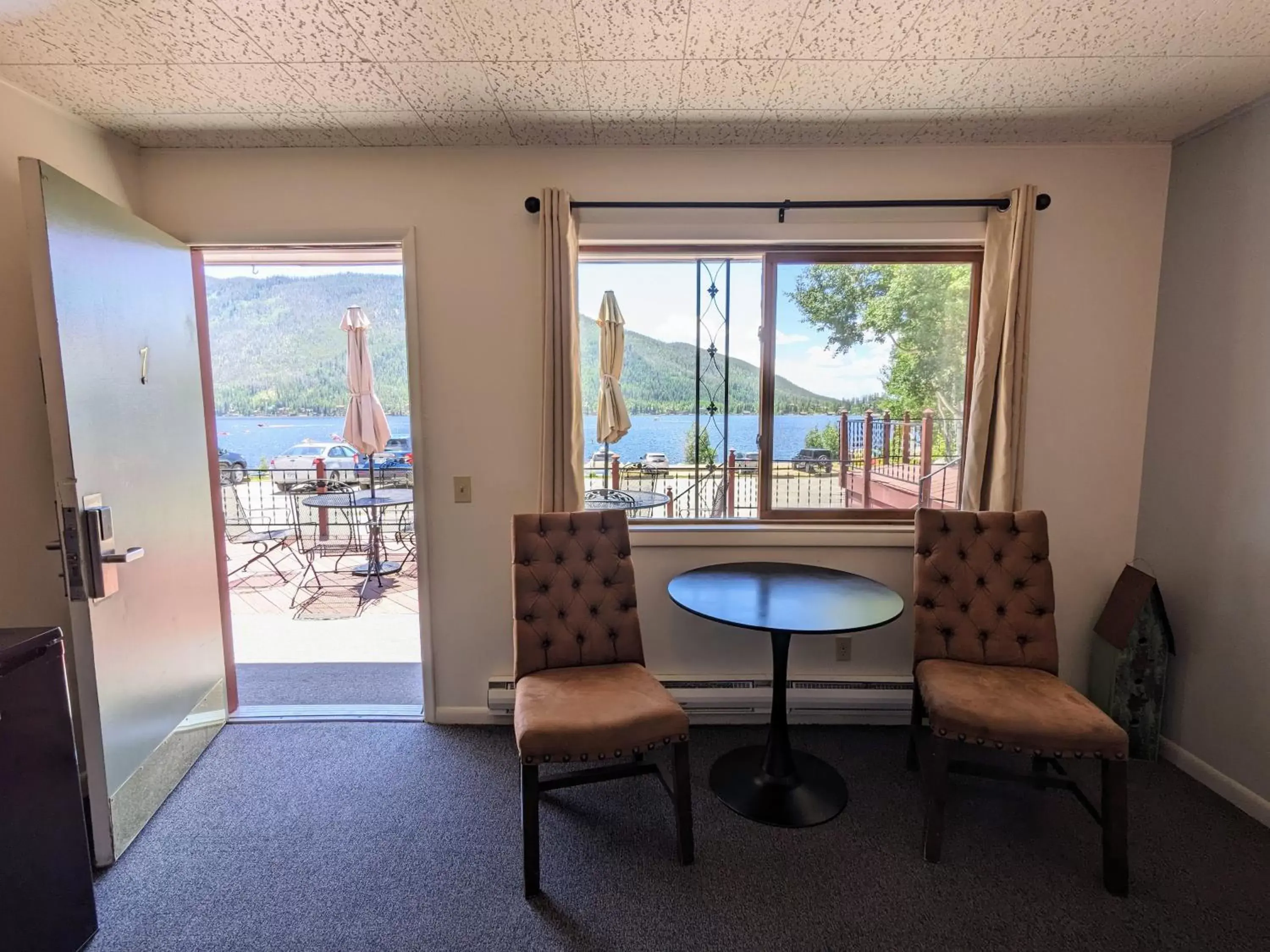 View (from property/room), Seating Area in Western Riviera Lakeside Lodging