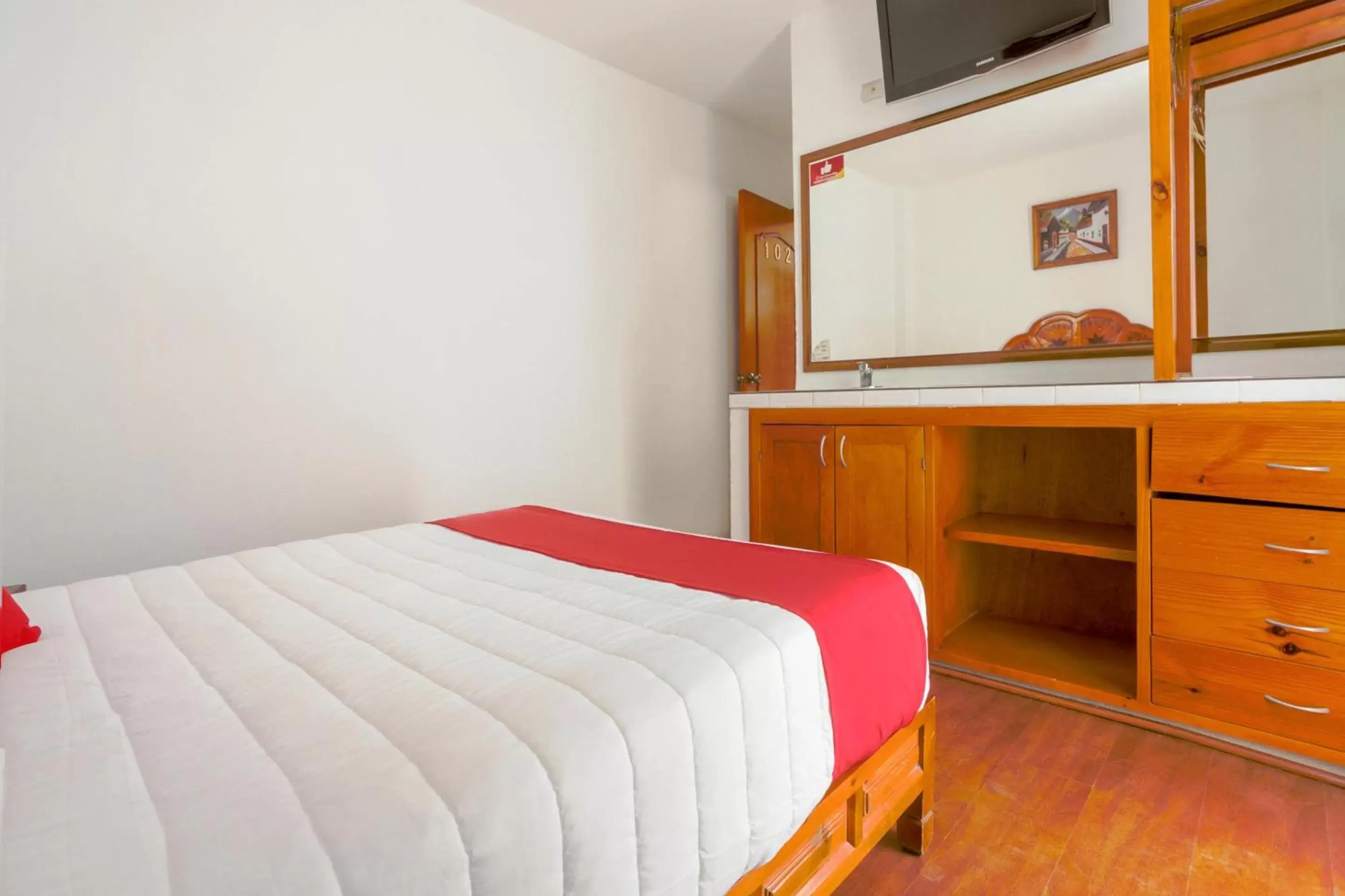 Bedroom, Bed in OYO Hotel Montes, Atlixco Puebla