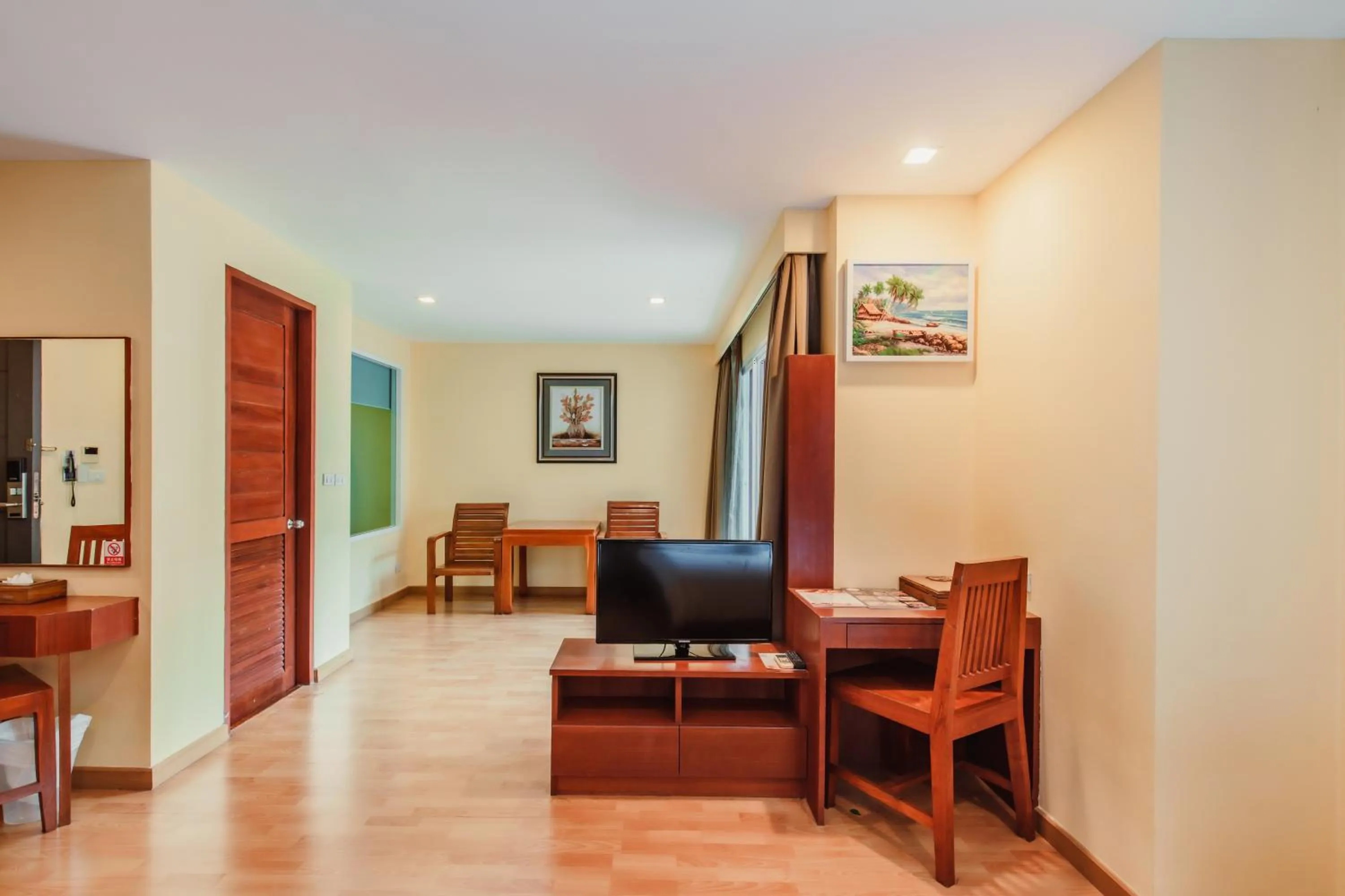 Seating area in Elite Suites Patong