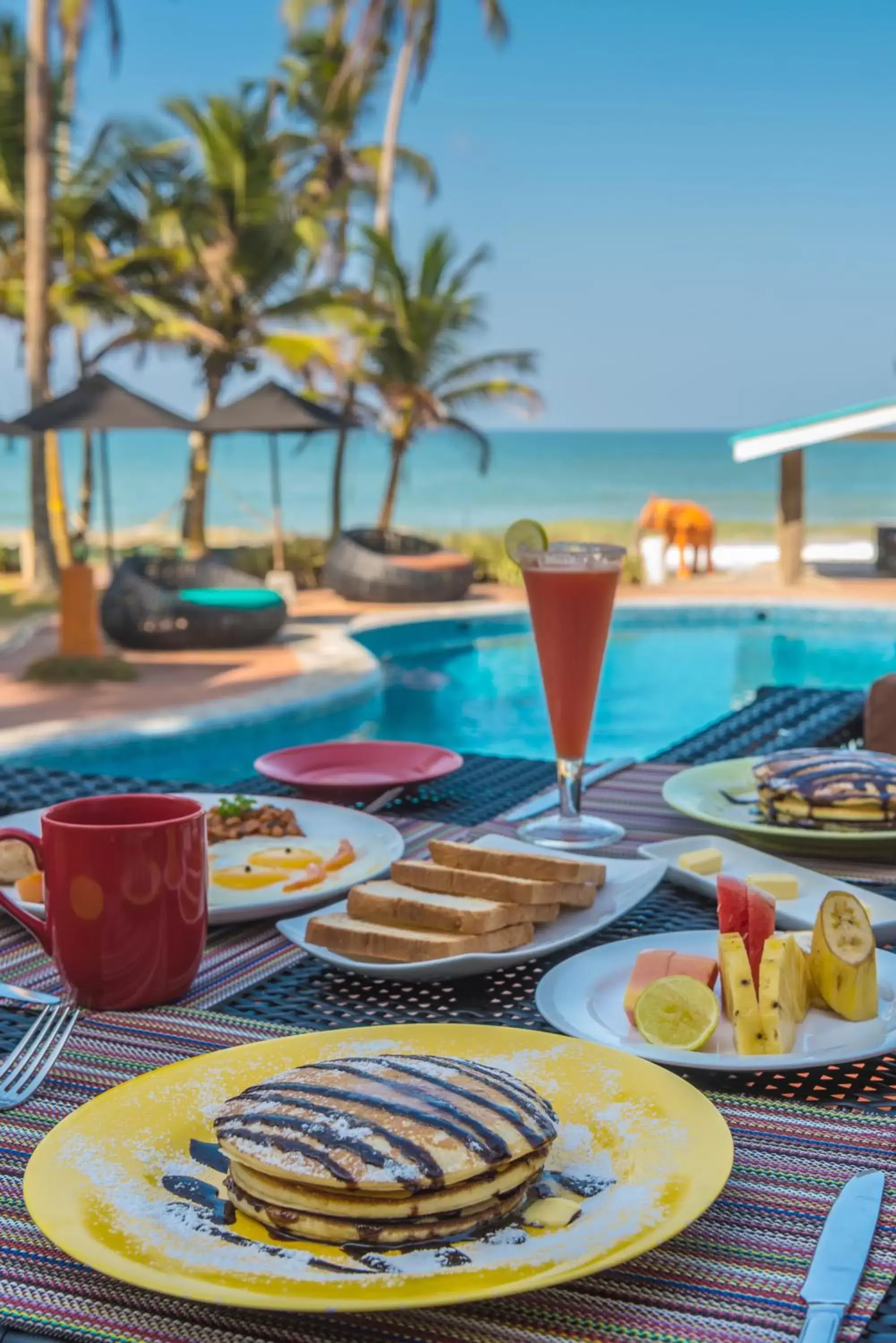 Food in Hotel J Ambalangoda