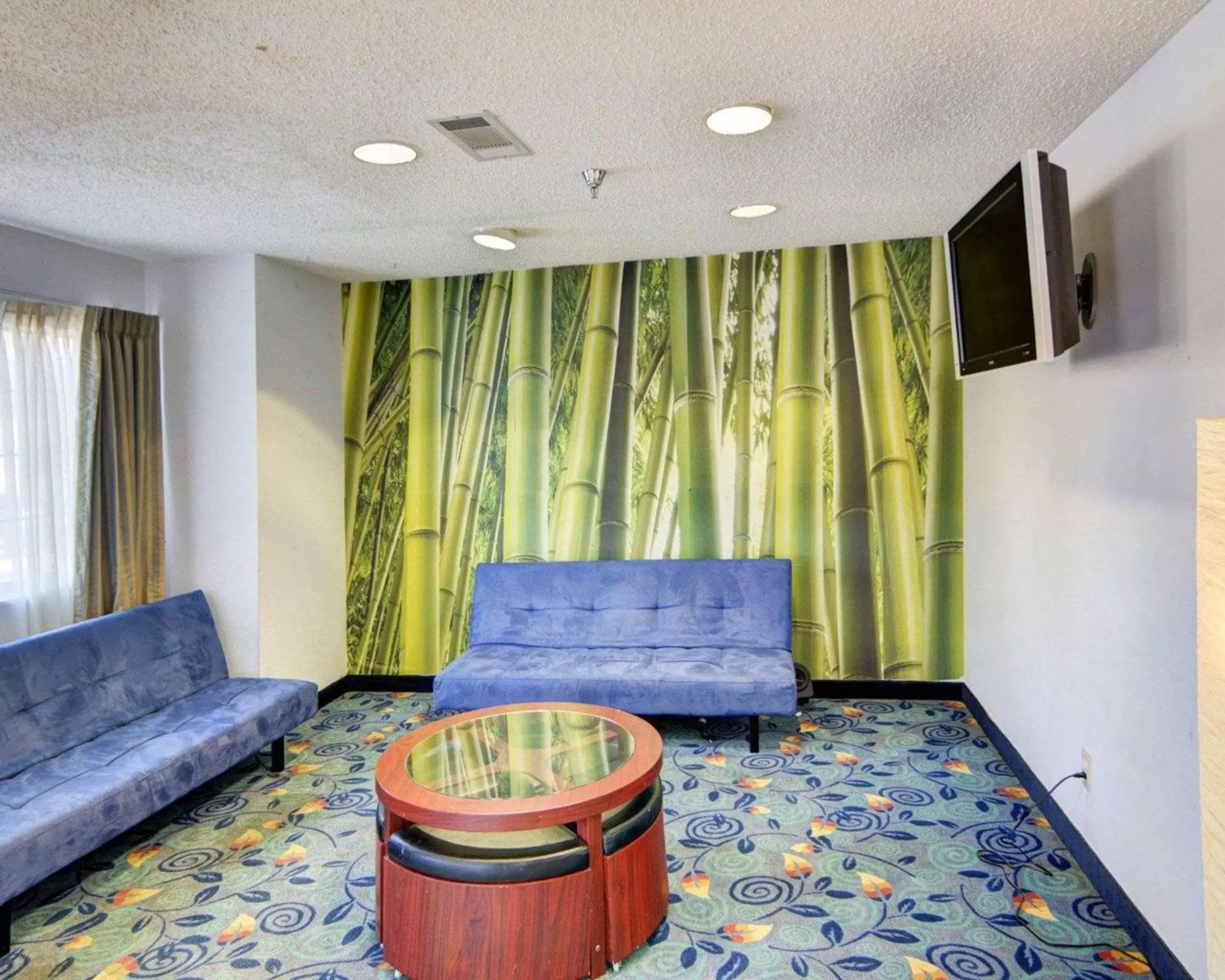 Lobby or reception, Seating Area in Rodeway Inn & Suites Lewisville I-35