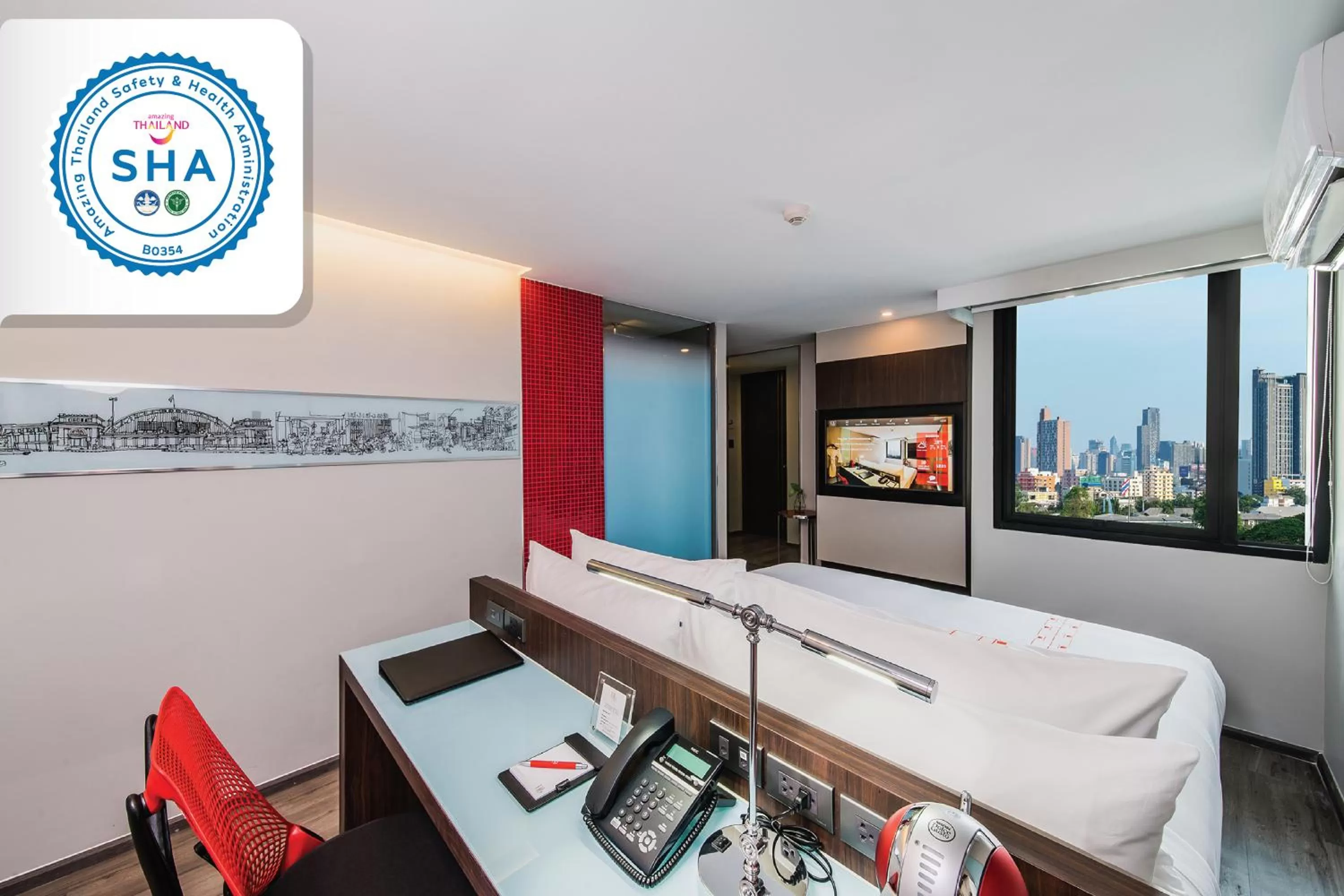 Bed in Vib Best Western Sanam Pao