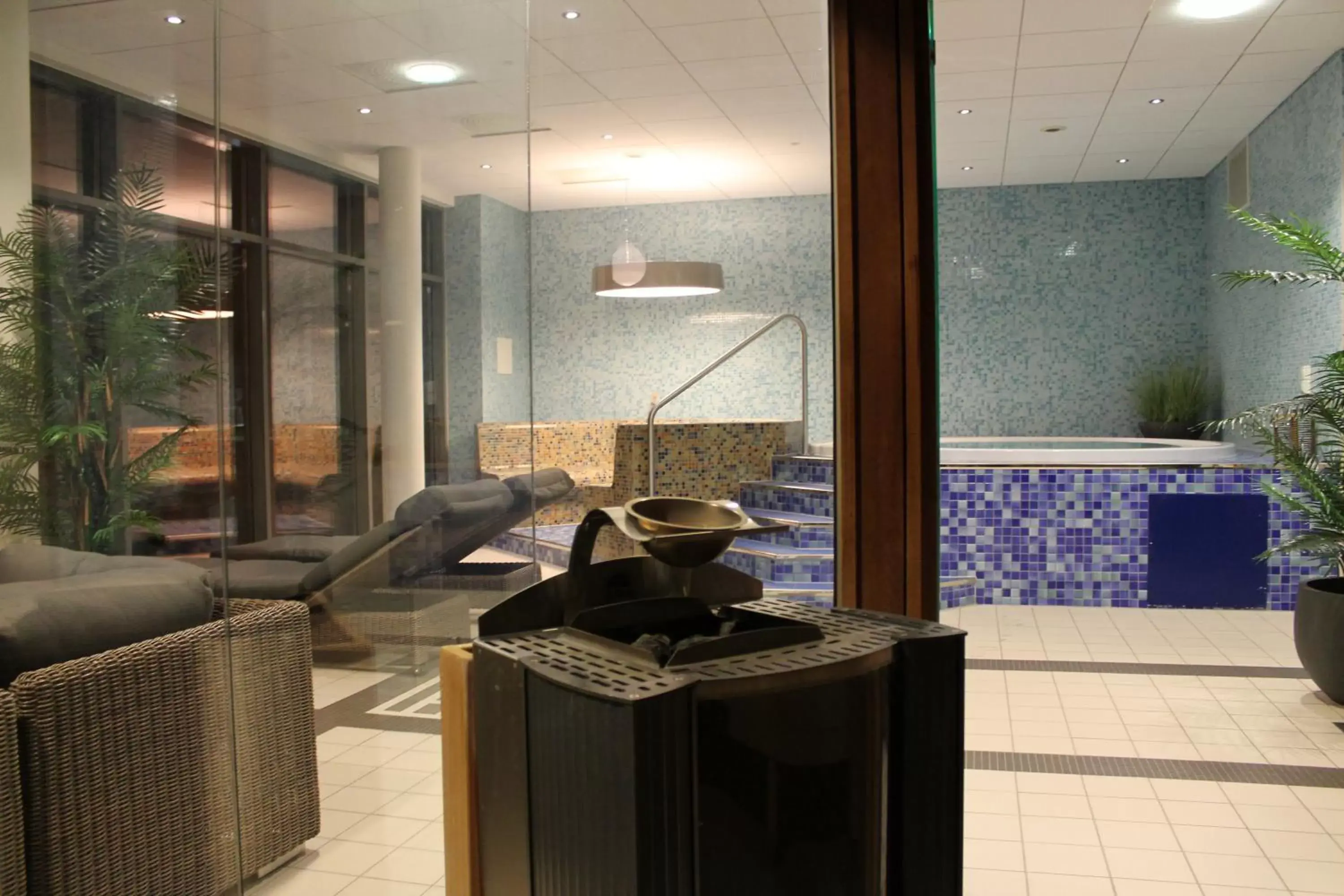 Sauna, Swimming Pool in Strand Hotel Fevik - by Classic Norway Hotels