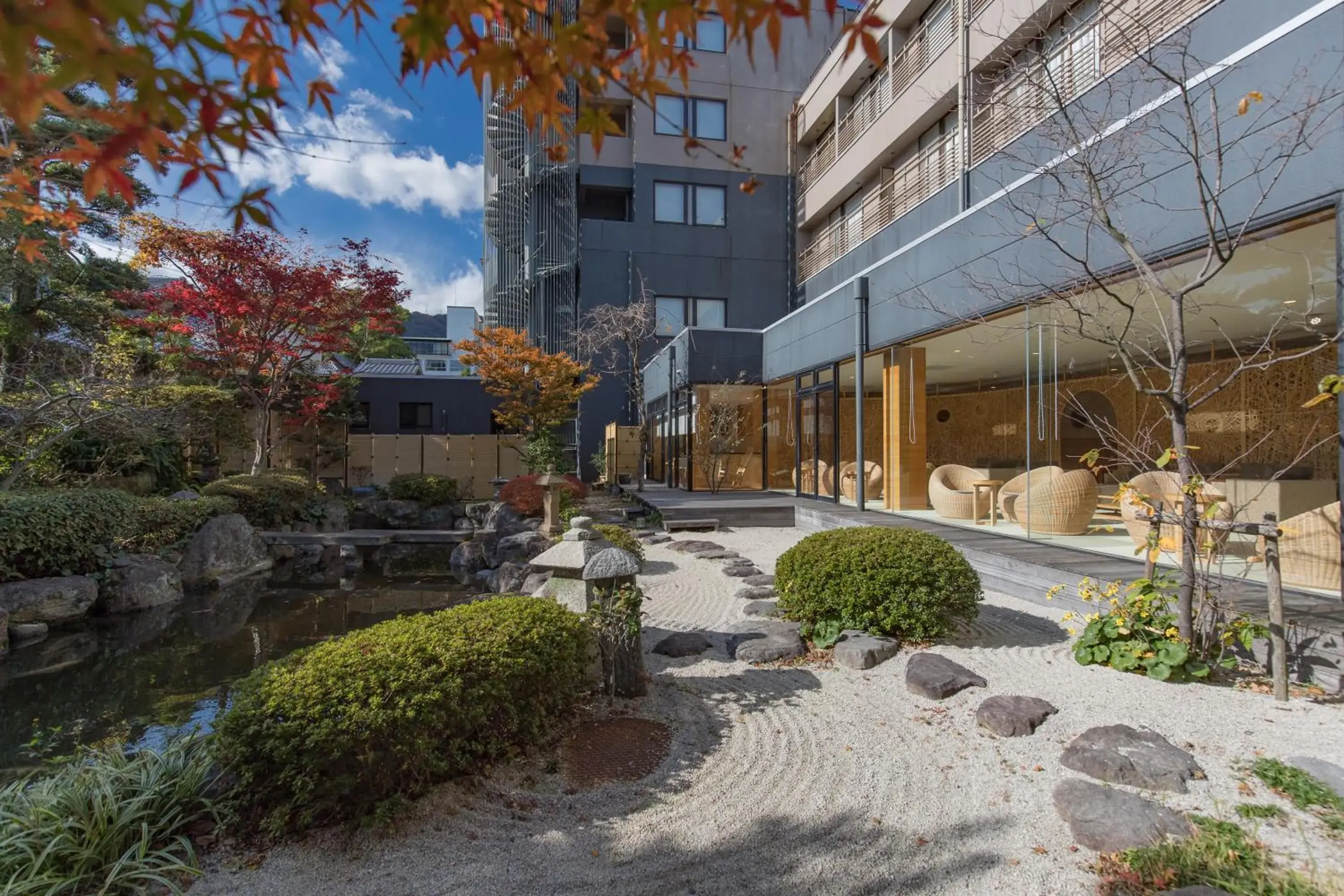 Garden, Property Building in Hana Beppu