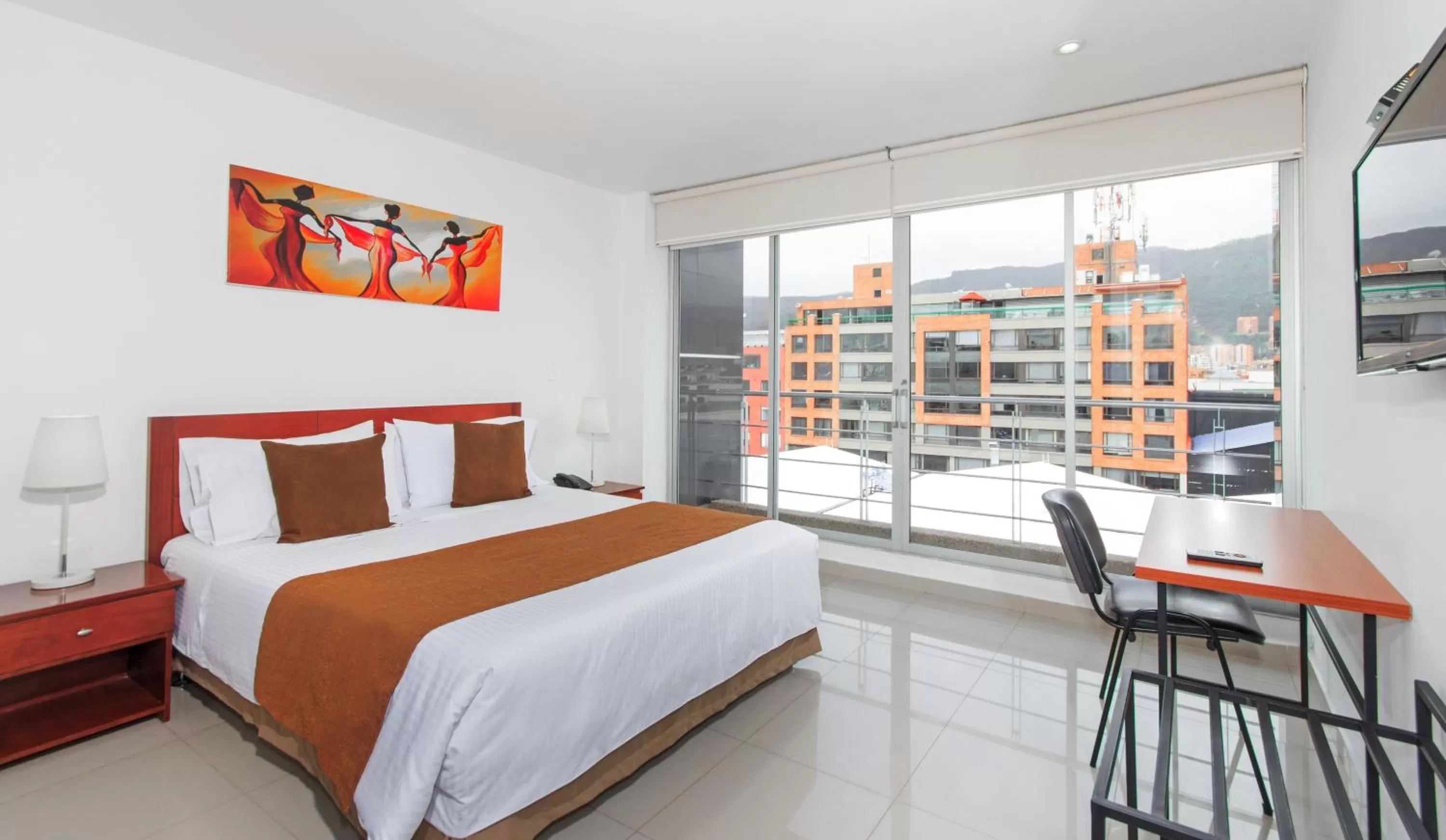 Bedroom, Bed in 122 Plaza Apartahotel