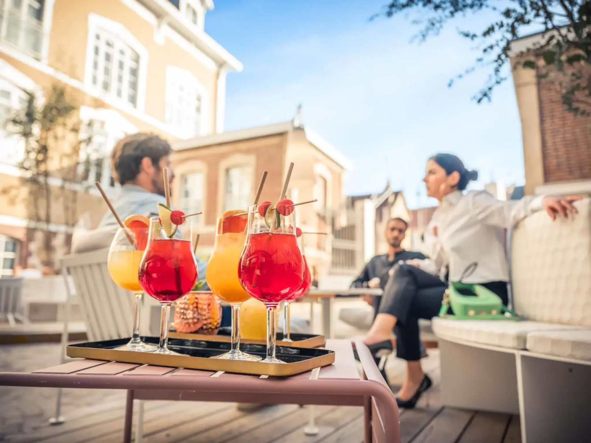 Patio in Mercure Troyes Centre