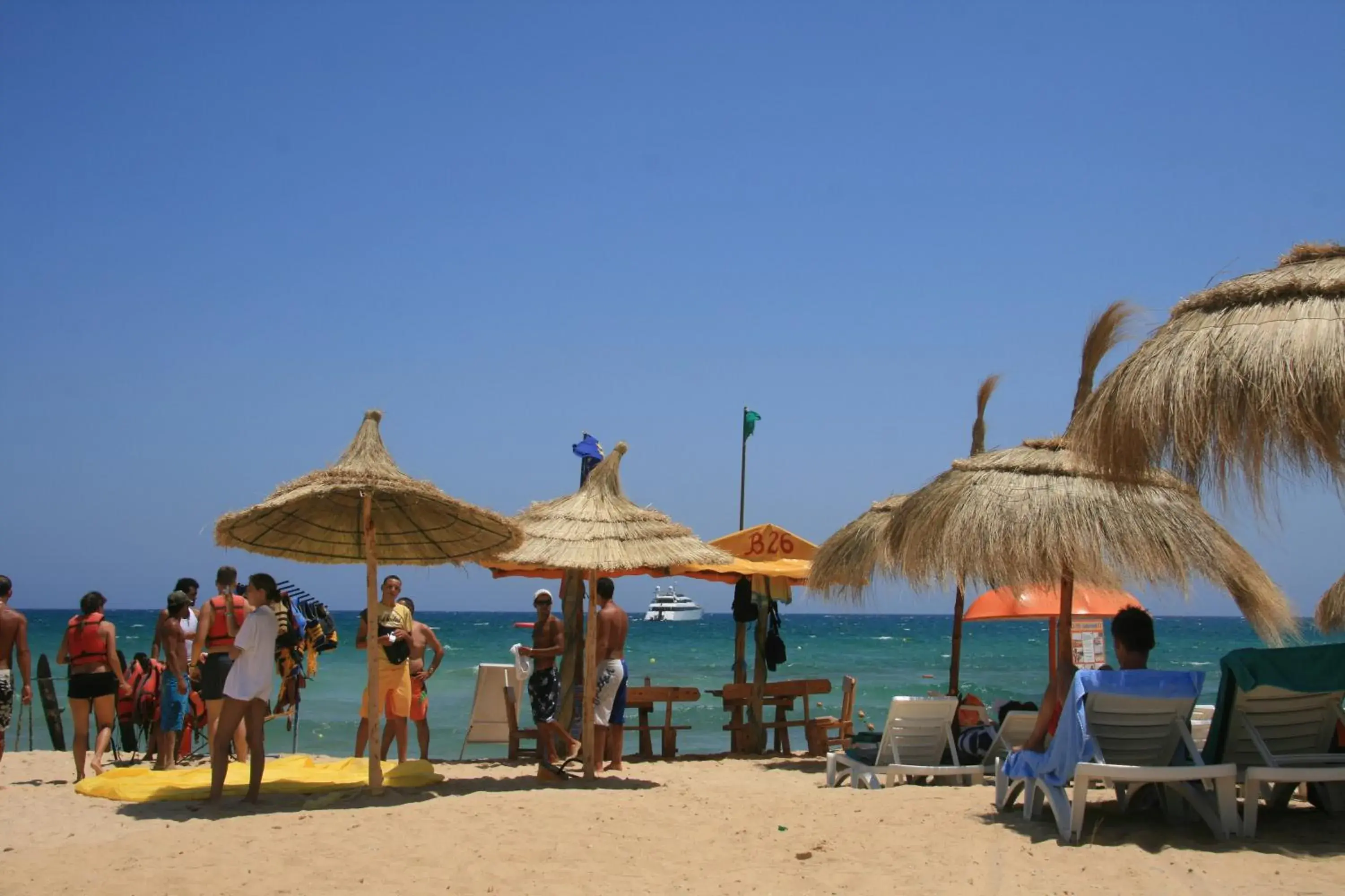 Beach in El Mouradi Hammamet