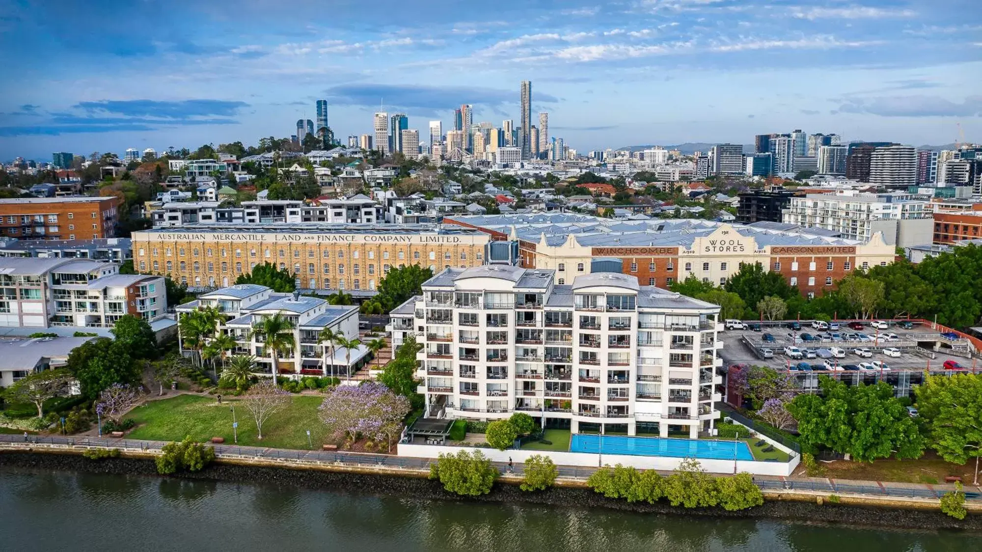 Bird's-eye View in Goldsborough Place Apartments
