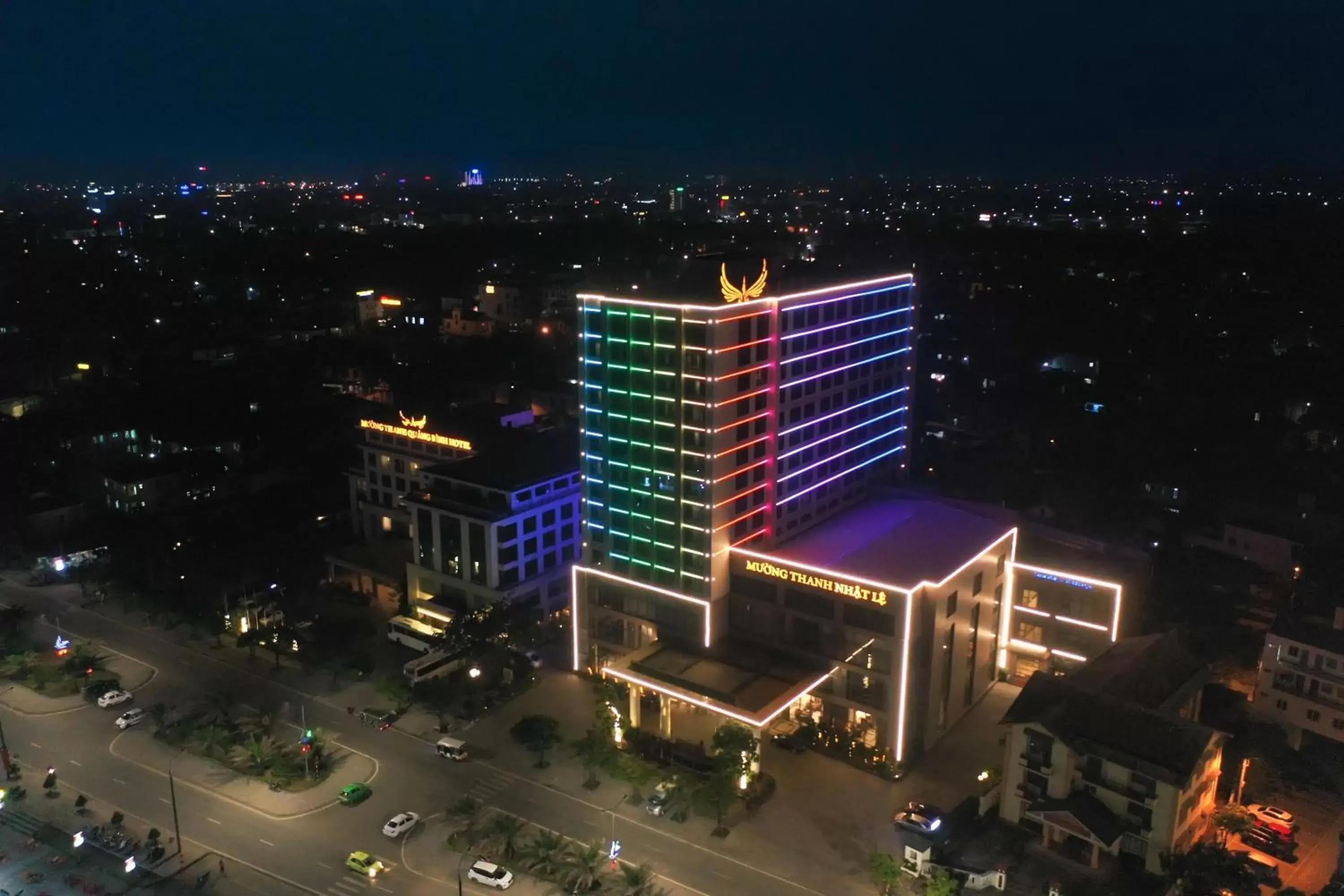 Property building, Bird's-eye View in Muong Thanh Luxury Nhat Le Hotel