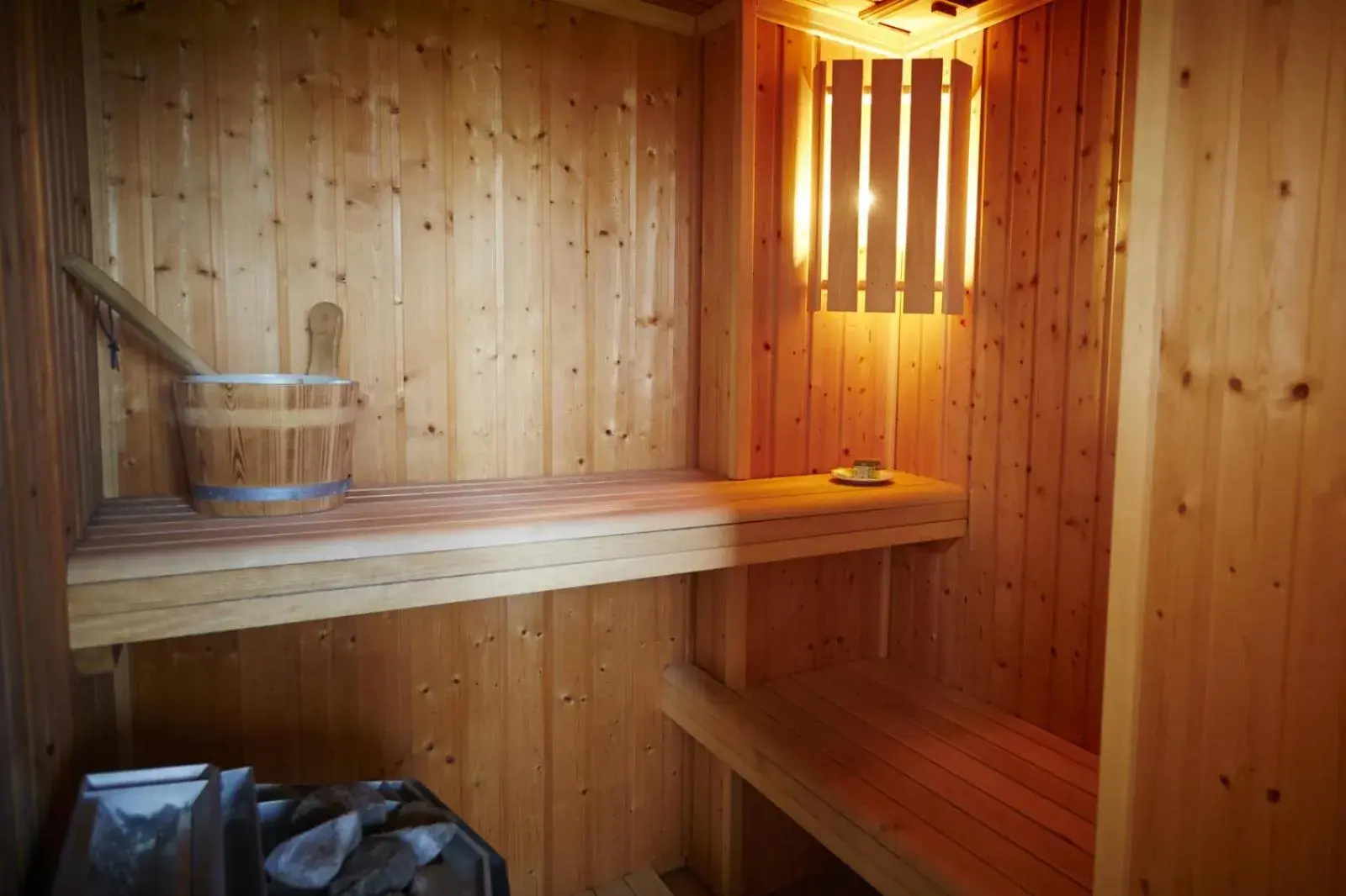 Sauna in Citotel Le Clos Champel