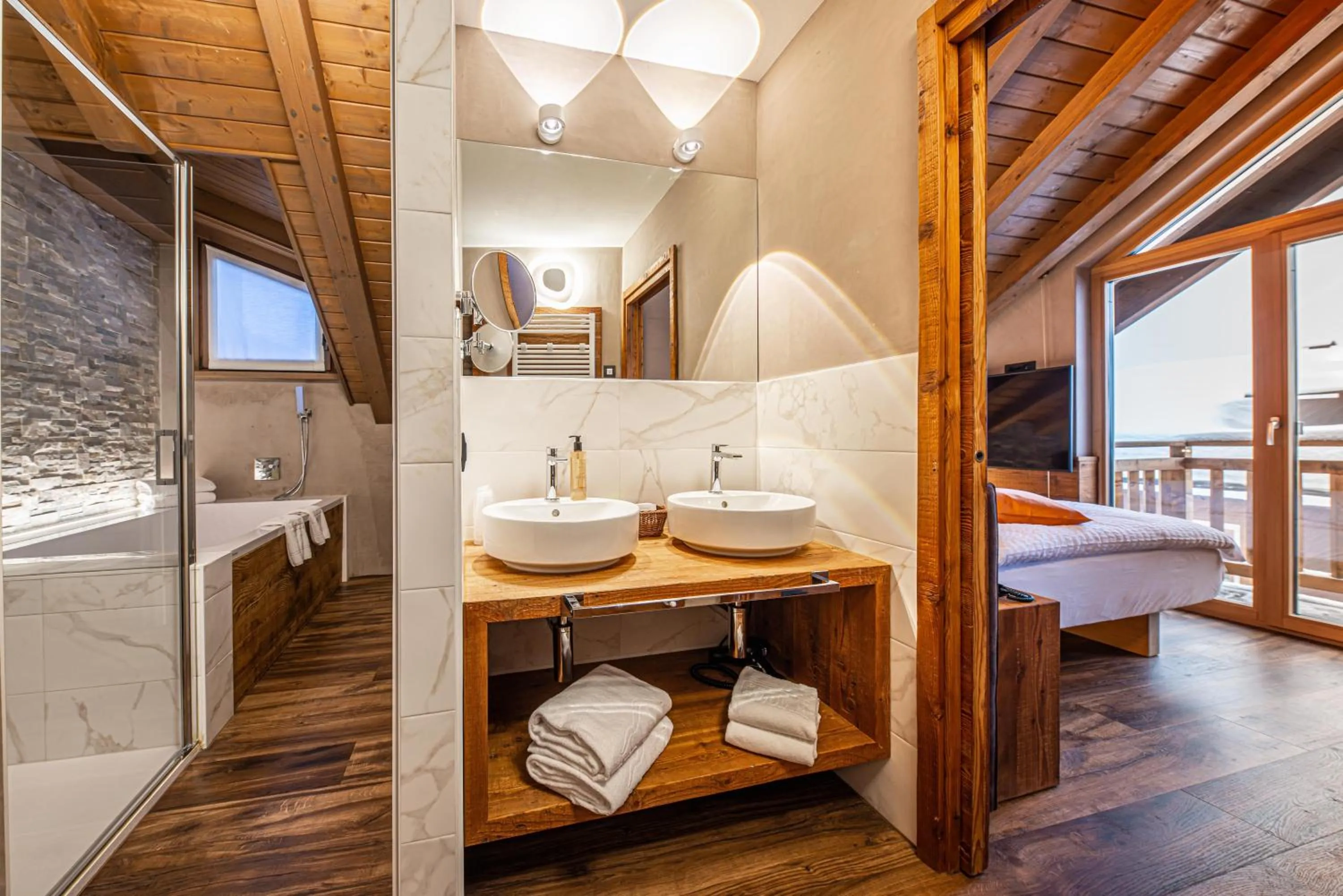 Bathroom in Bivio Hotel Plaza