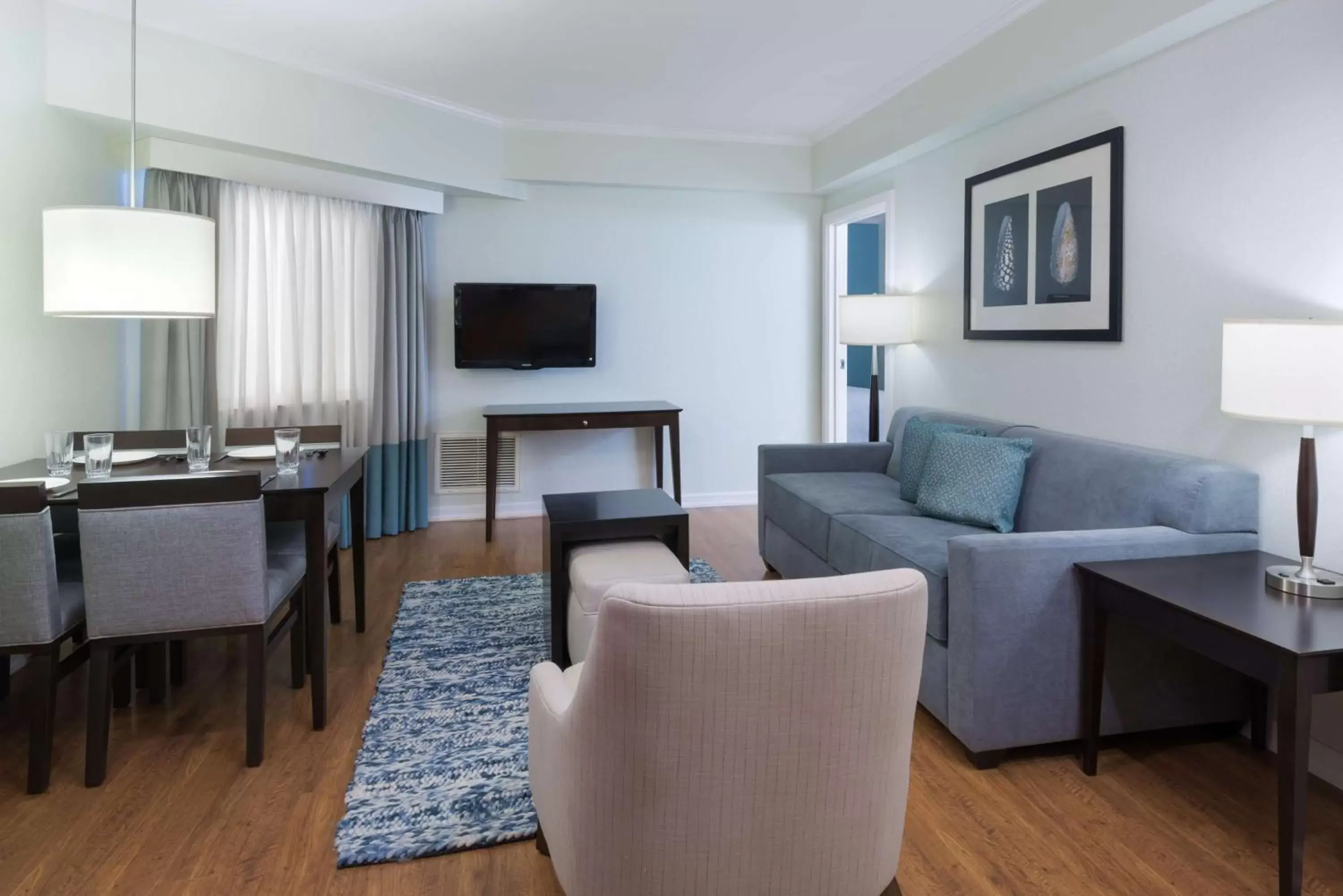 Living room, Seating Area in Homewood Suites by Hilton Bonita Springs