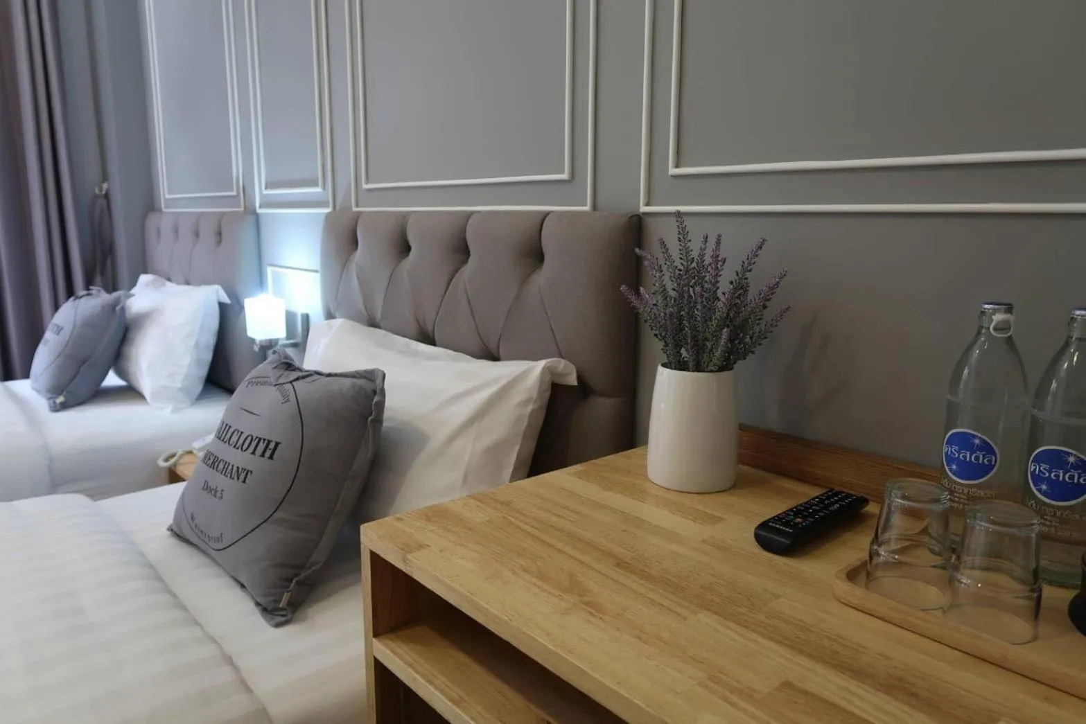 Bedroom, Bed in De Lavender Bangkok Hotel