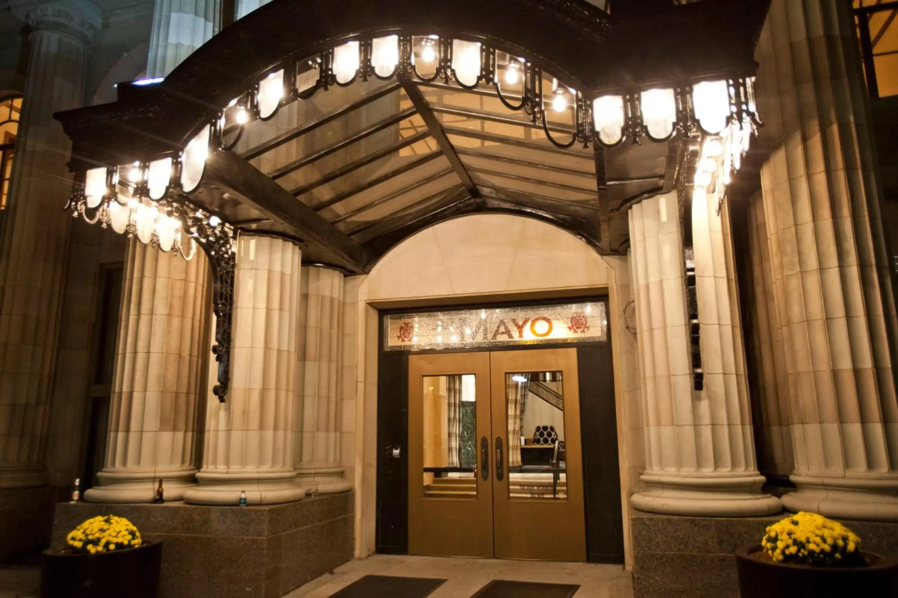 Facade/entrance in The Mayo Hotel