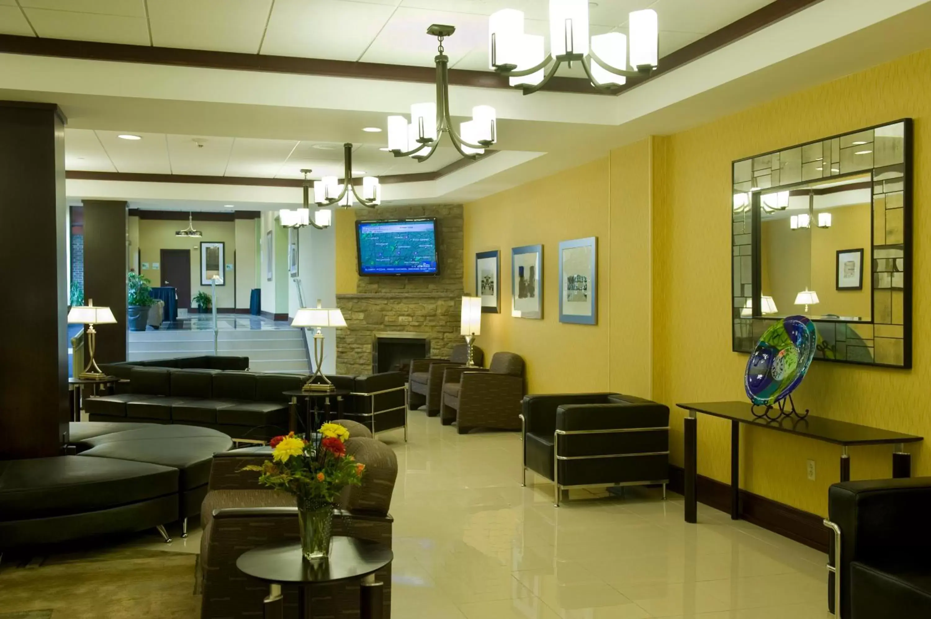 Property building, Lobby/Reception in Holiday Inn Johnstown-Downtown, an IHG Hotel