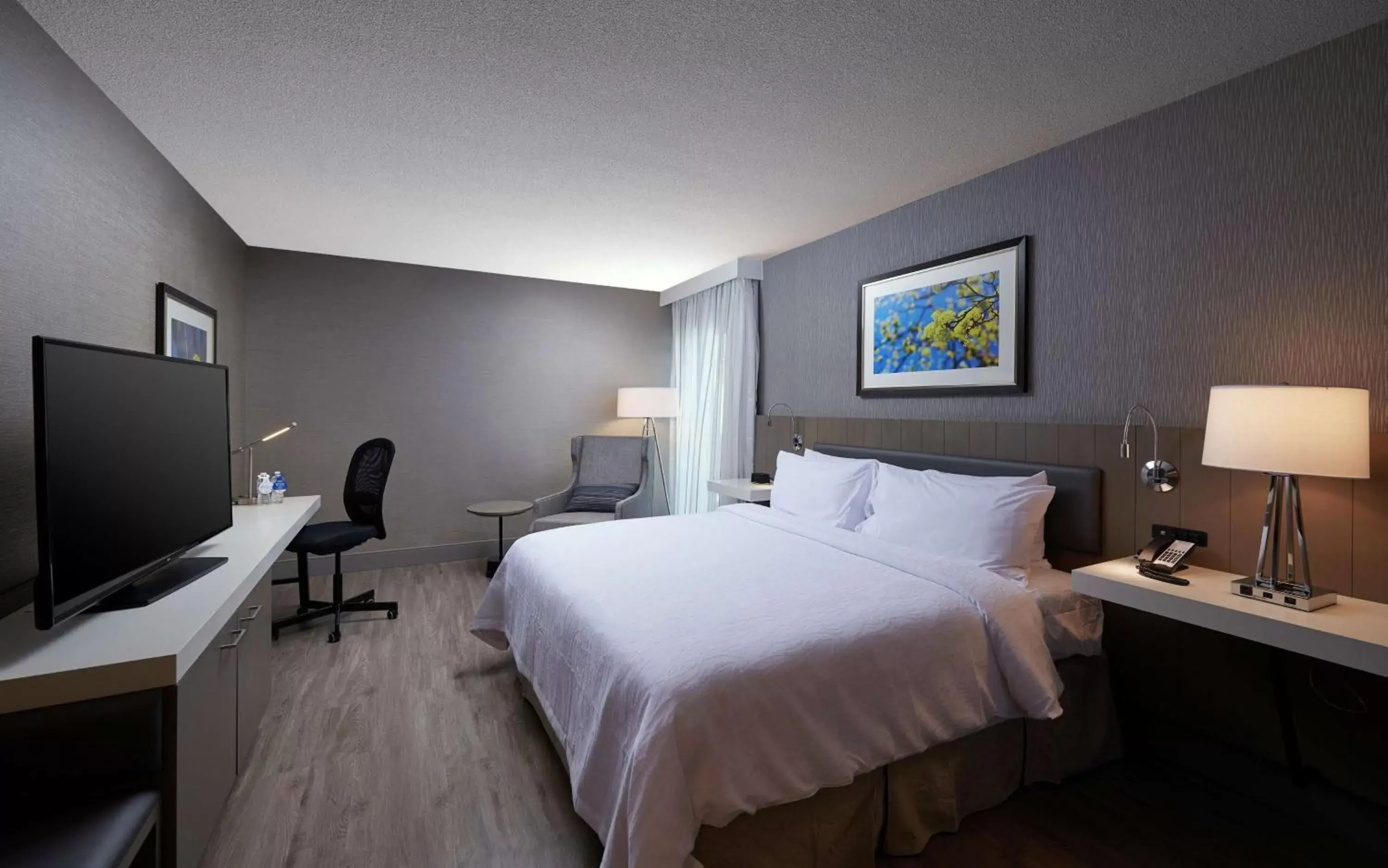 Bedroom in Hilton Garden Inn St. John's Newfoundland, Canada