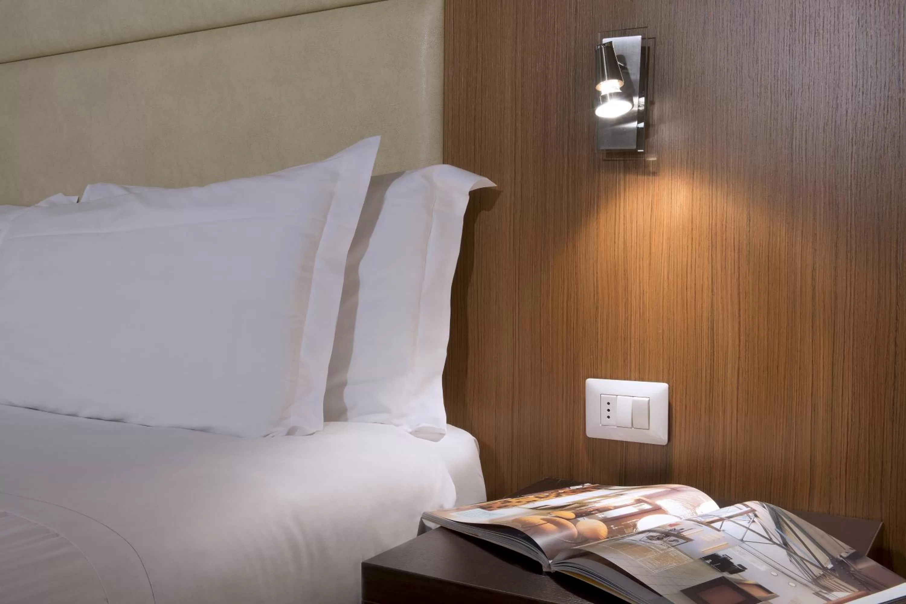 Decorative detail, Bed in Hotel Villa Ducale